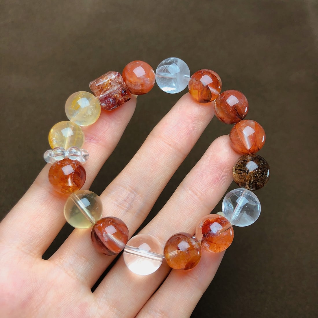 An Exquisite Crystal Bracelets: An Exquisite Crystal Bracelets,Size:11.6mm,Weight:38.2g 水晶手串
