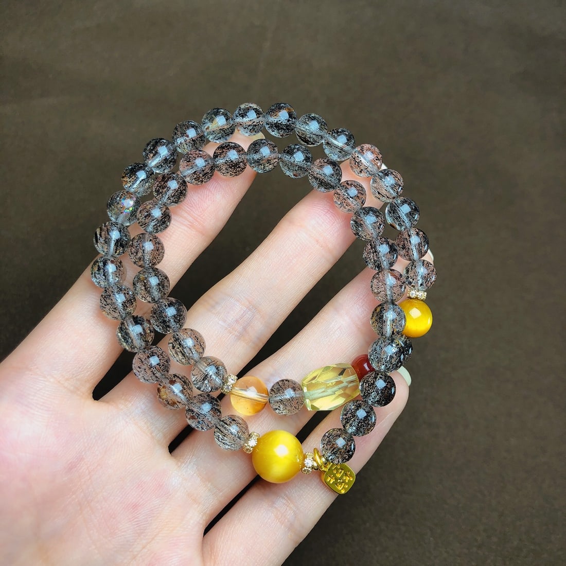 An Exquisite Crystal Bracelets: An Exquisite Crystal Bracelets,Size:7.2mm,Weight:29.2g 水晶手串