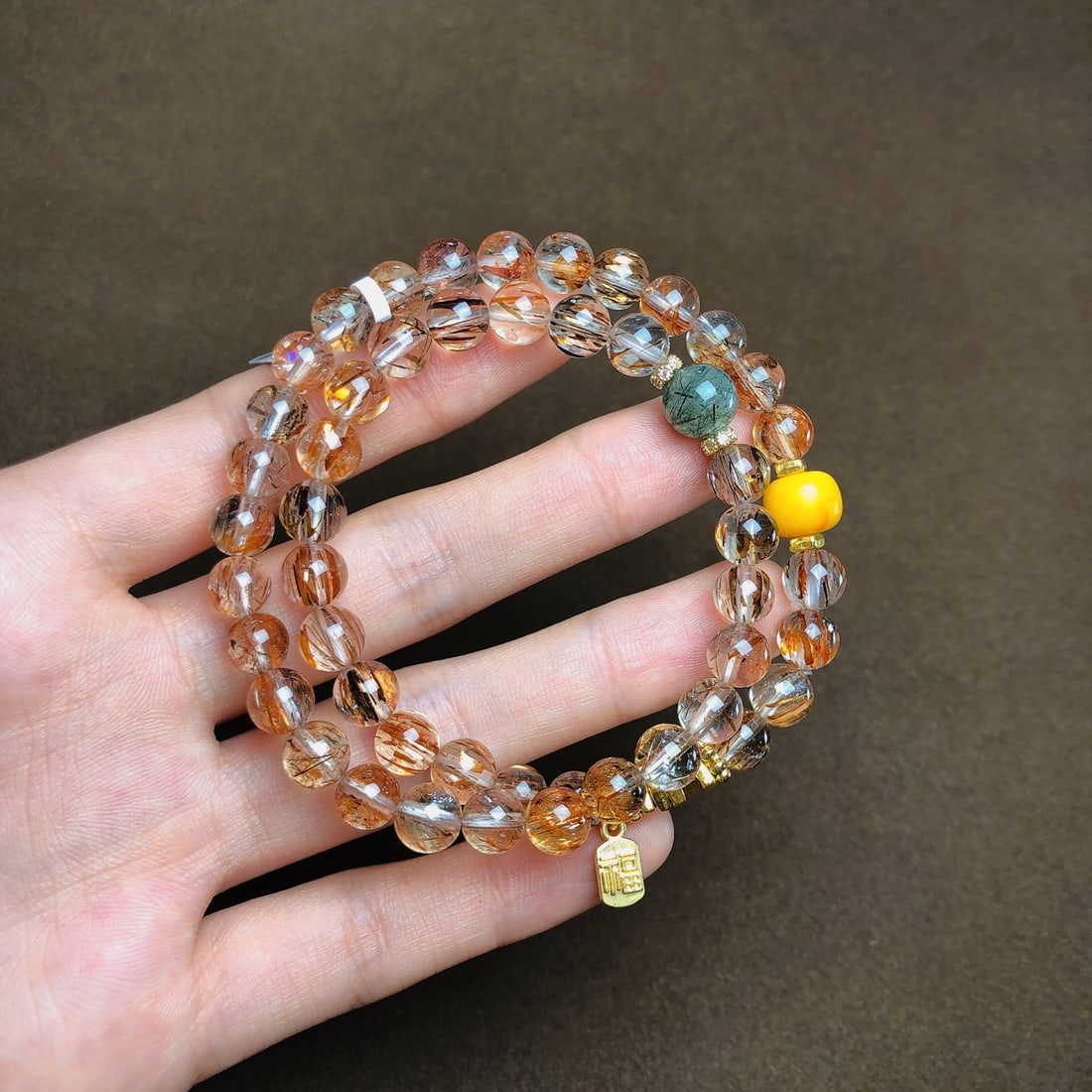 An Exquisite Crystal Bracelets: An Exquisite Crystal Bracelets,Size:7.5mm,8.8mm,Weight:27.7g 水晶手串