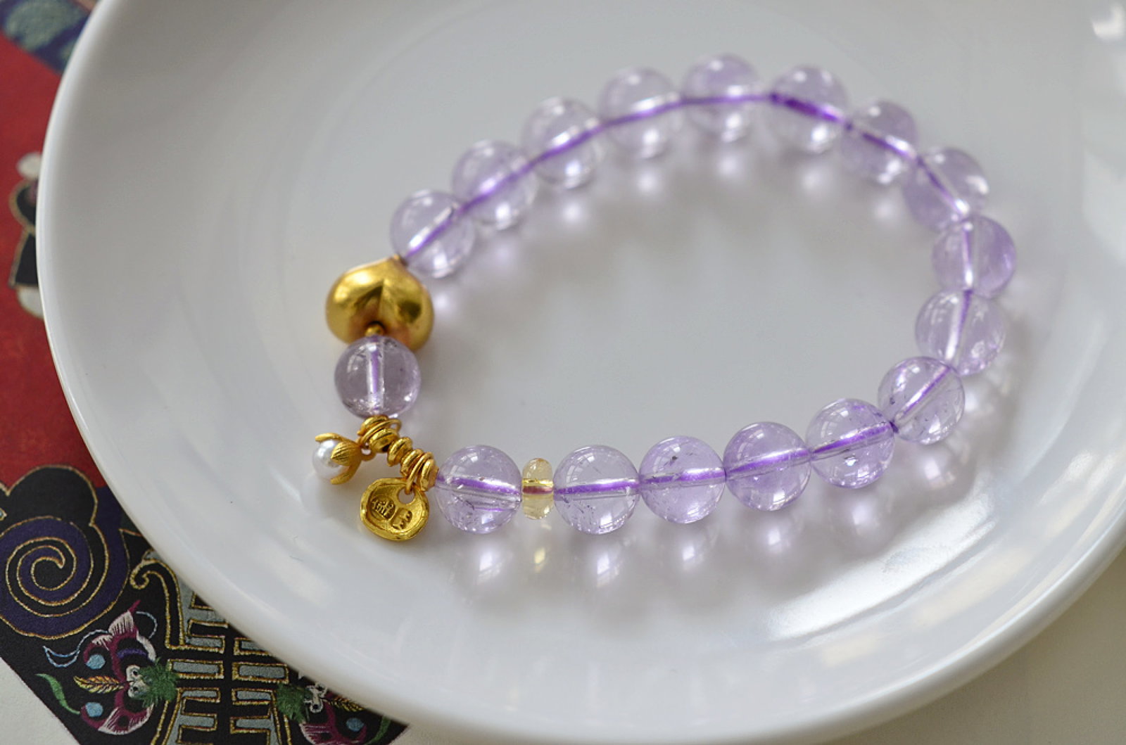 An Exquisite Crystal Bracelets: An Exquisite Crystal Bracelets,Size:9mm 水晶手串