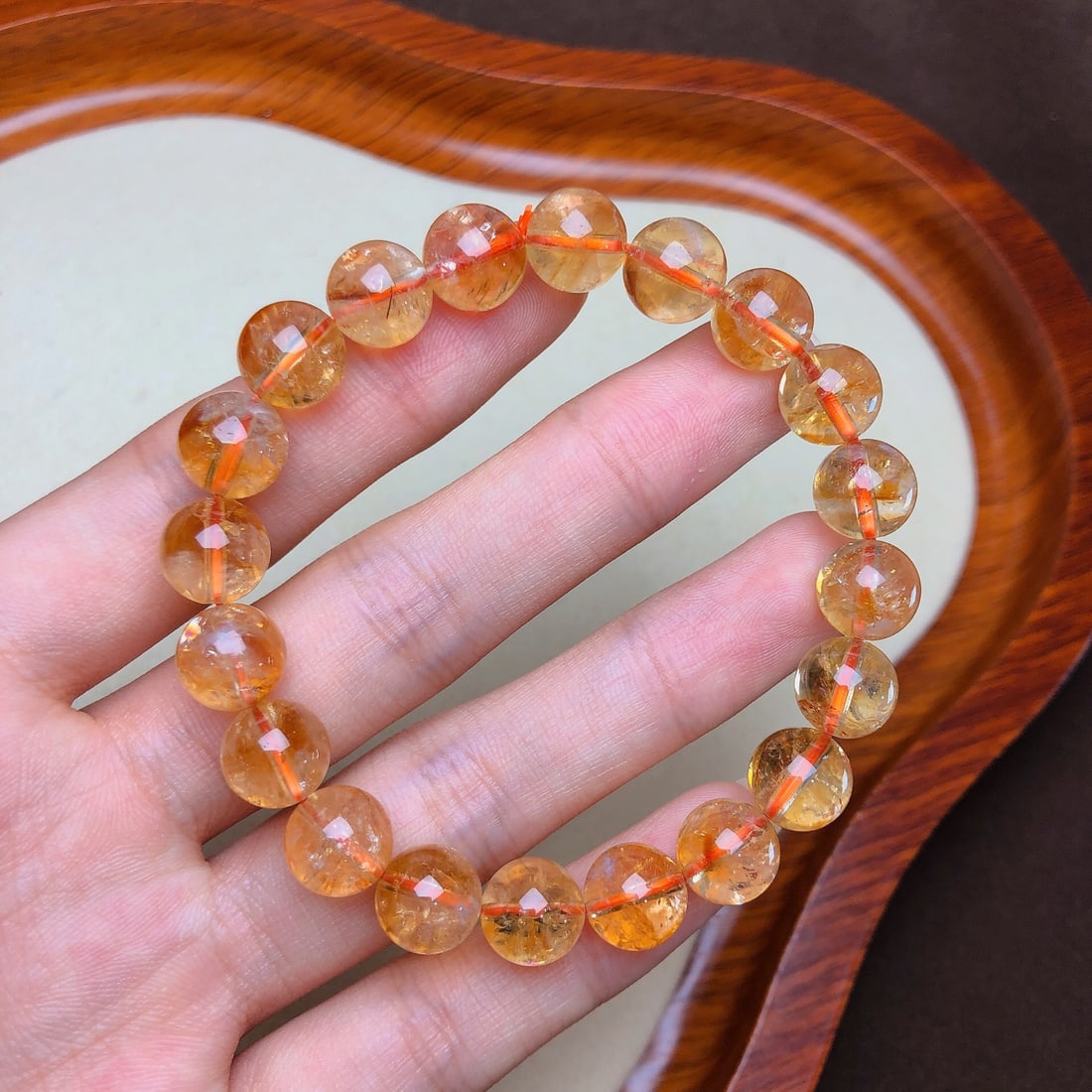 An Exquisite Crystal Bracelets: An Exquisite Crystal Bracelets,Size:9.5mm, Weight:24.1g 水晶手串