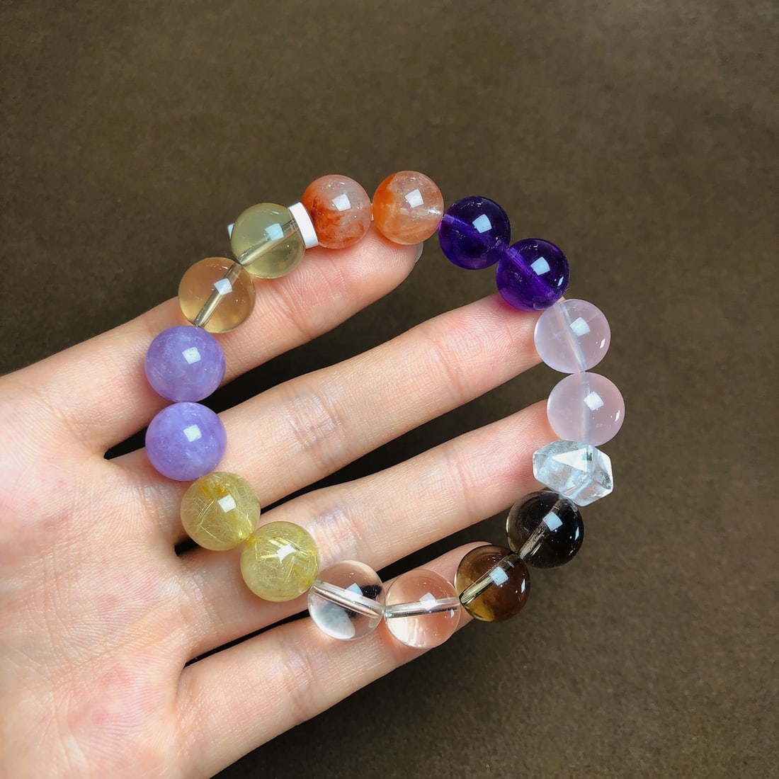 An Exquisite Crystal Bracelets: An Exquisite Crystal Bracelets,Size:12mm,Weight:39.6g 水晶手串