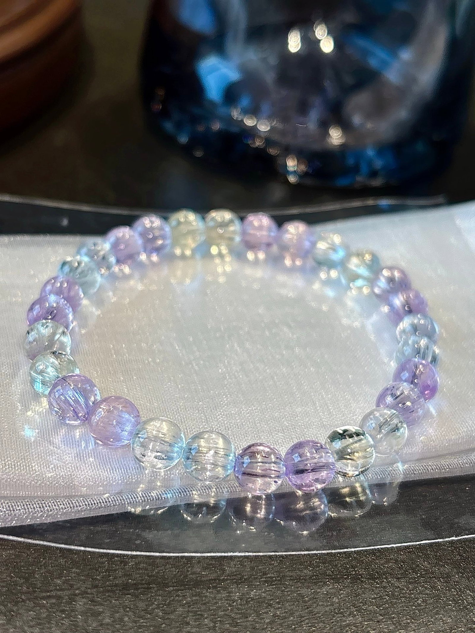 An Exquisite Glass Bracelets: An Exquisite Glass Bracelets,Size:7.2mm,Weight:17.2g ?????