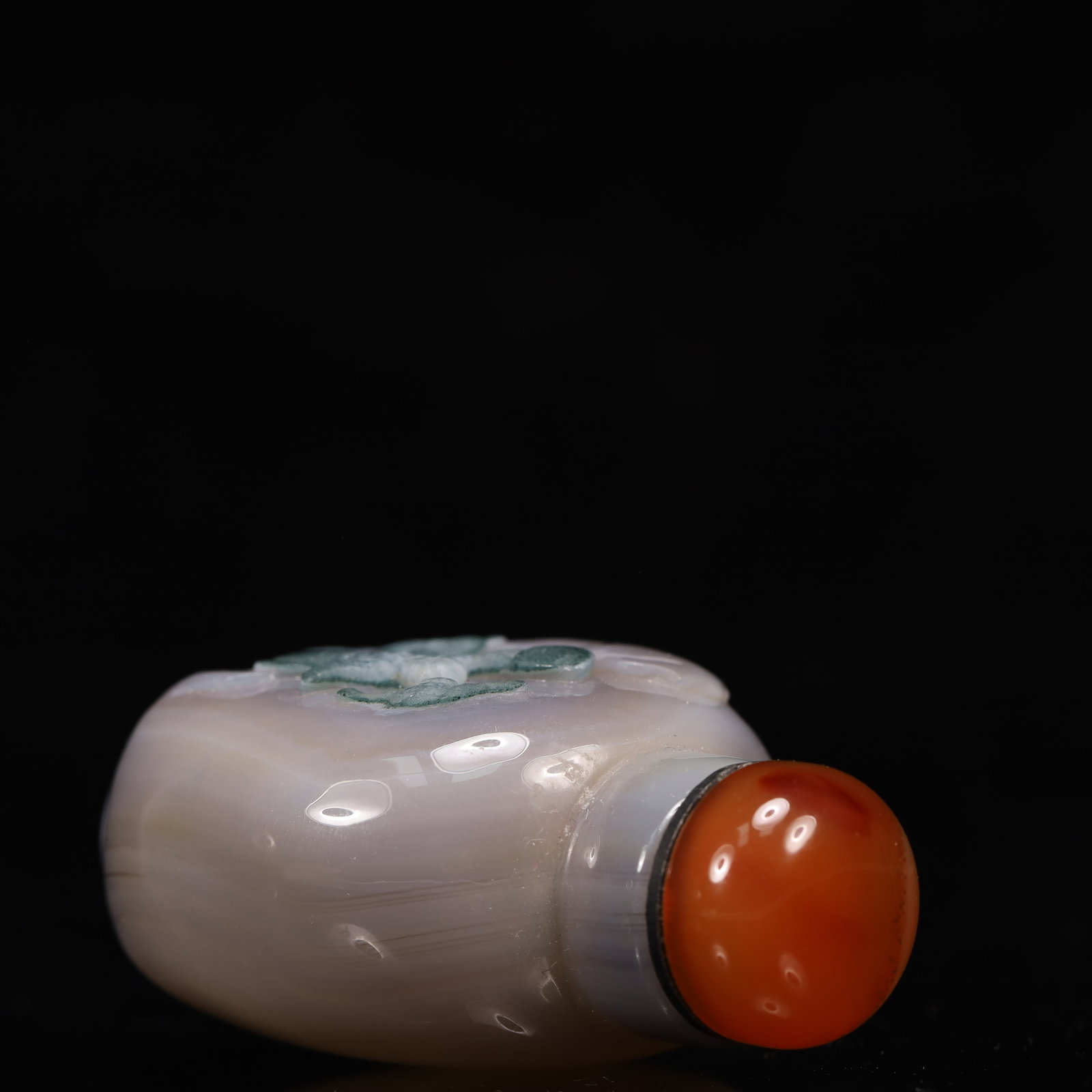 An Exquisite Agate Figure Pattern Snuff Bottle - 7