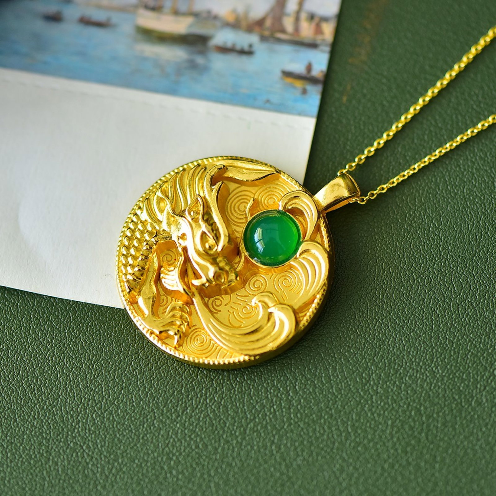 An Exquisite Dragon Pattern Pendant - 4