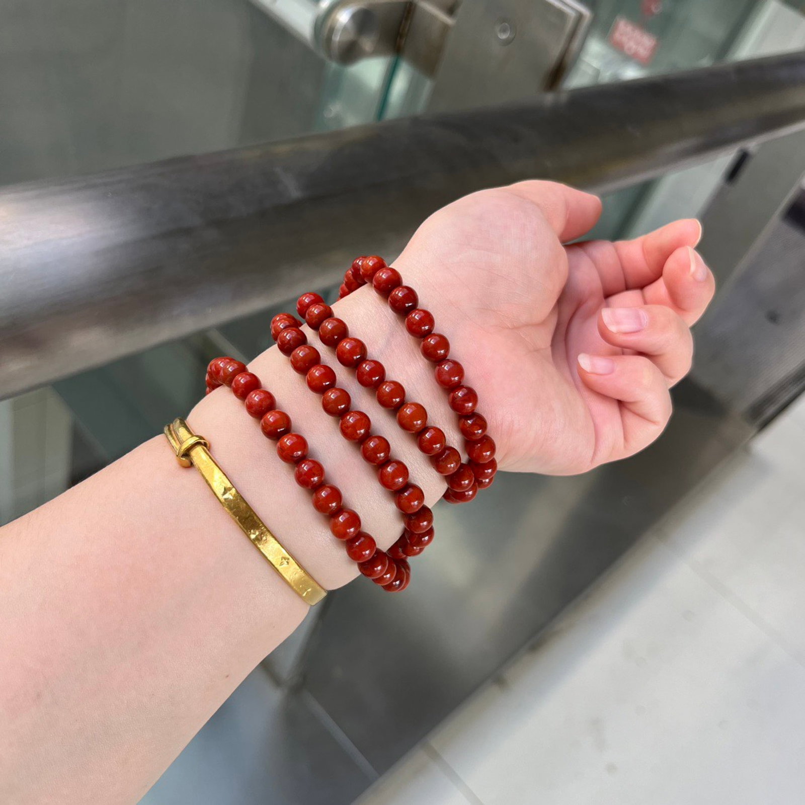 An Exquisite Agate Bracelets - 5