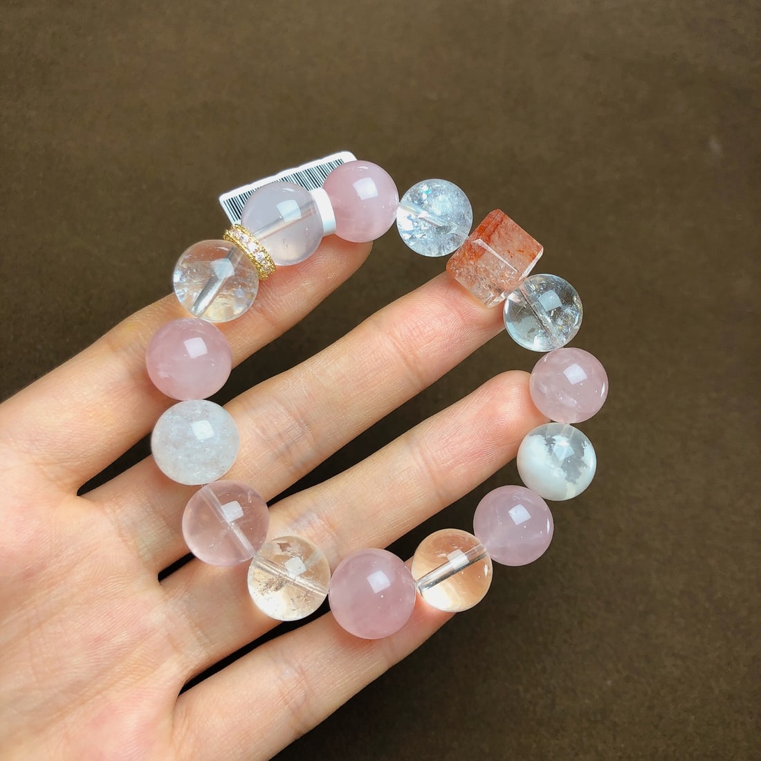 An Exquisite Crystal Bracelets: An Exquisite Crystal Bracelets,Size:12.7mm,Weight:44.1g 水晶手串