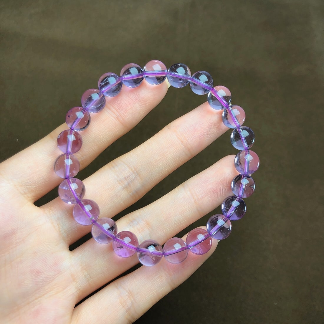 An Exquisite Crystal Bracelets: An Exquisite Crystal Bracelets,Size:8.7mm,Weight:20.3g 水晶手串