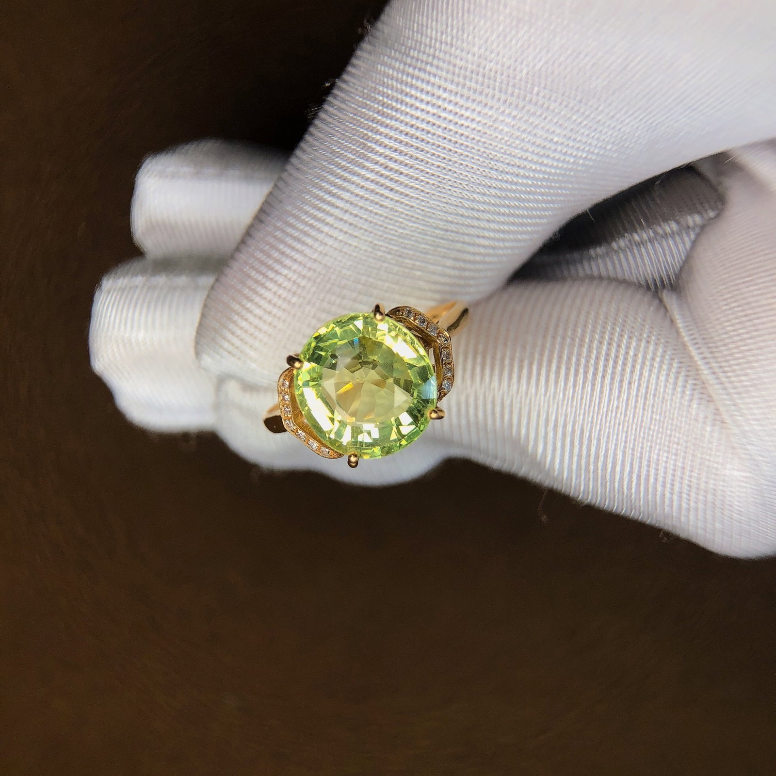 5Ctw Natural Tourmaline Ring: 5Ctw Natural Tourmaline Ring,Size:10.4mmx9.7mm 5Ctw天然碧玺戒指