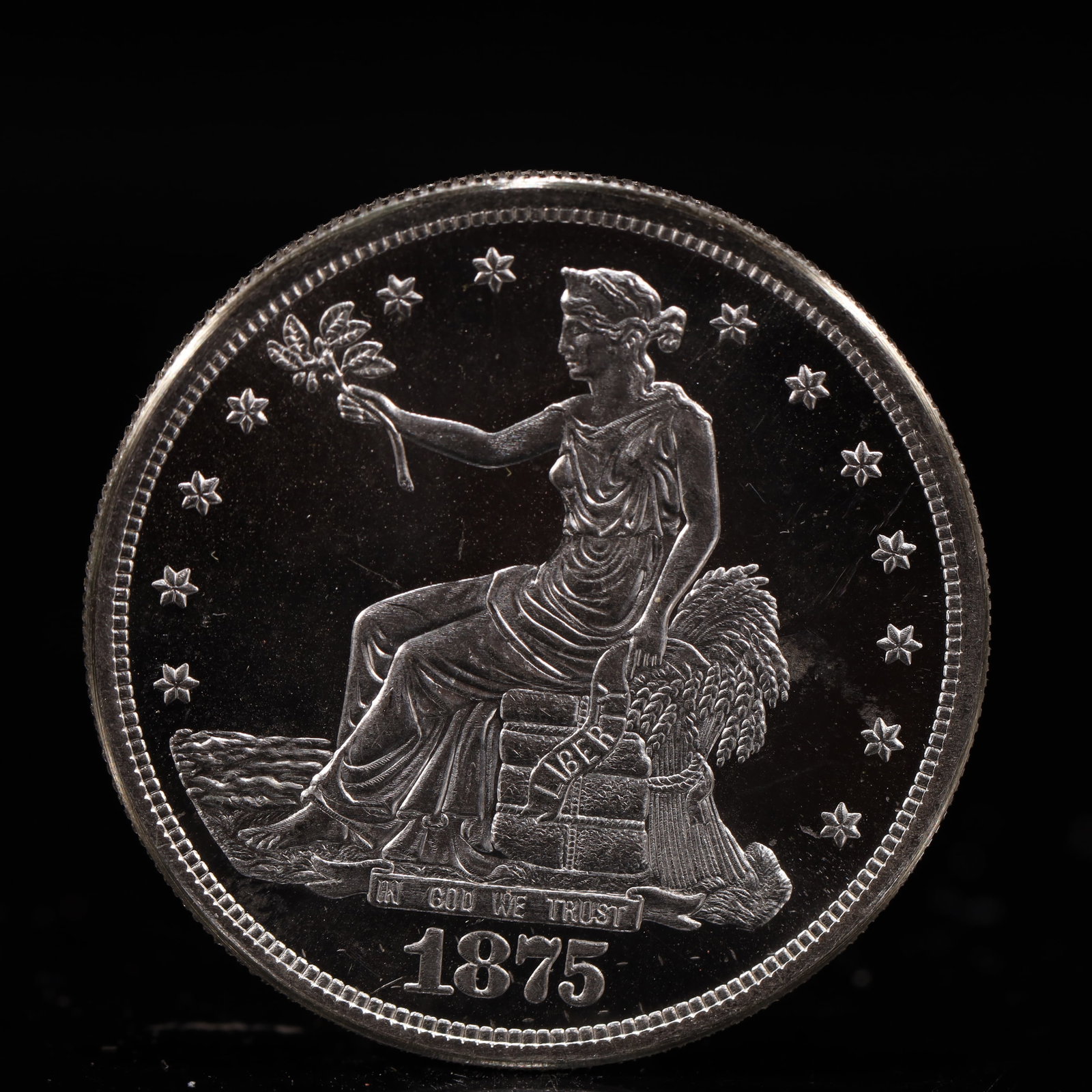 USA Trade Dollar 1875 Coin (1 of 2)