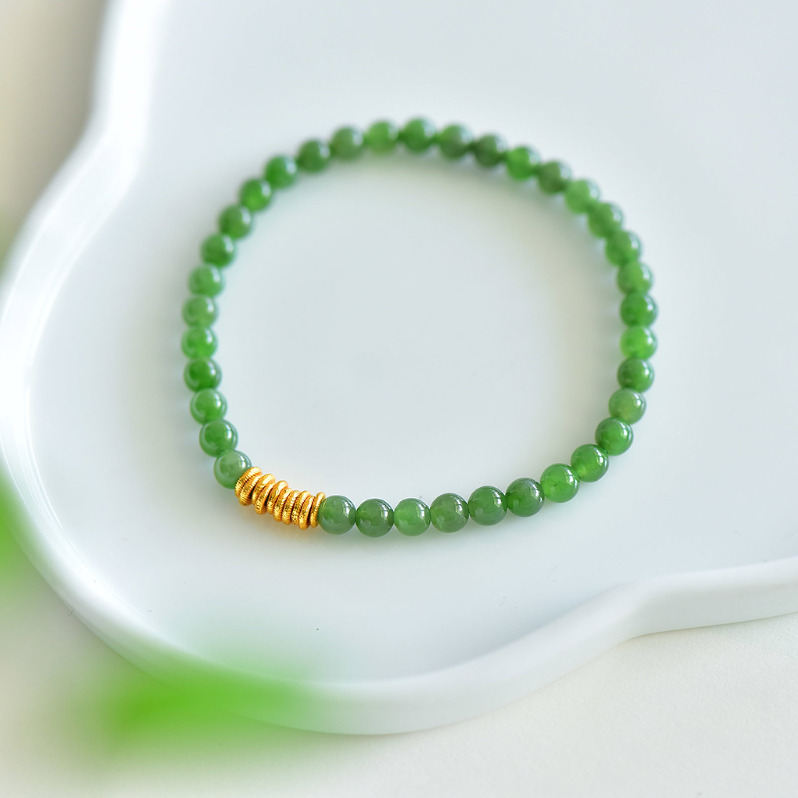 An Exquisite Jasper Bracelets - 5