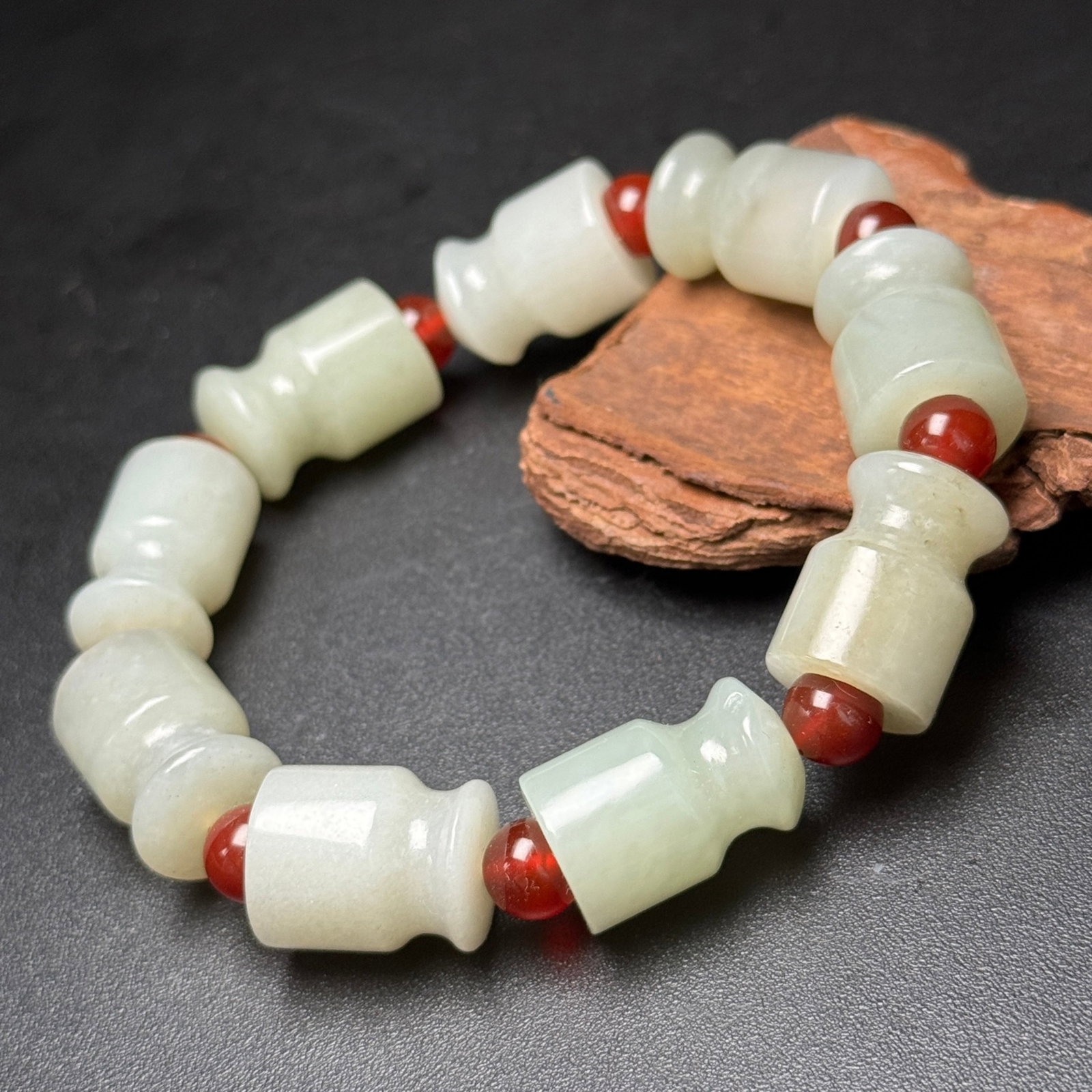 An Exquisite White Jade Bracelets - 3