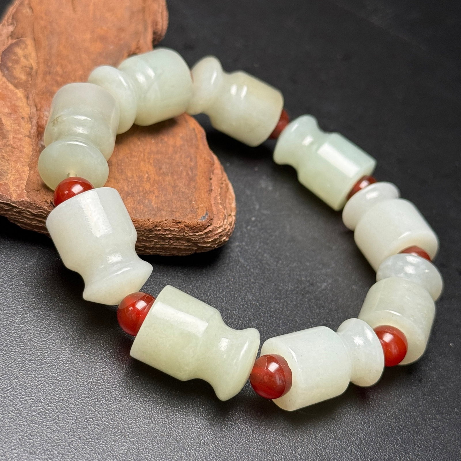 An Exquisite White Jade Bracelets - 4