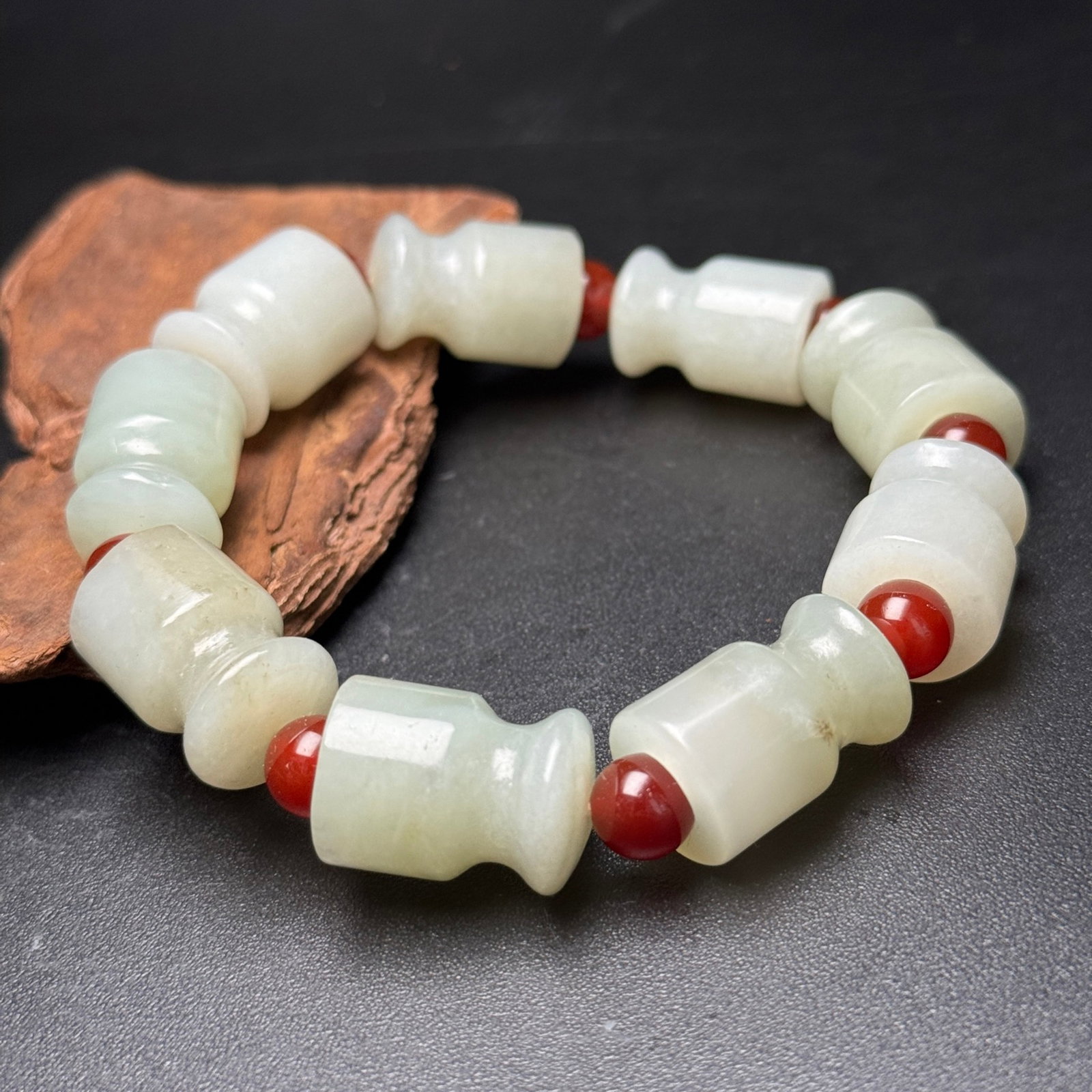 An Exquisite White Jade Bracelets - 7