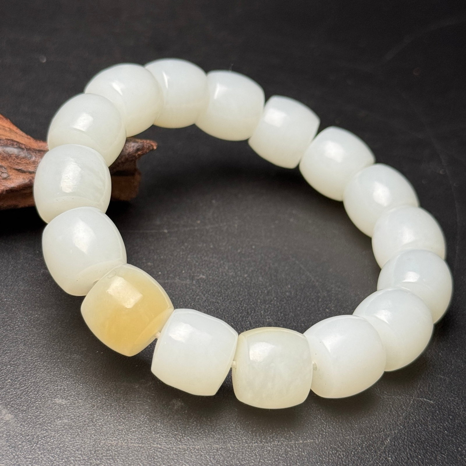 An Exquisite White Jade Bracelets - 5