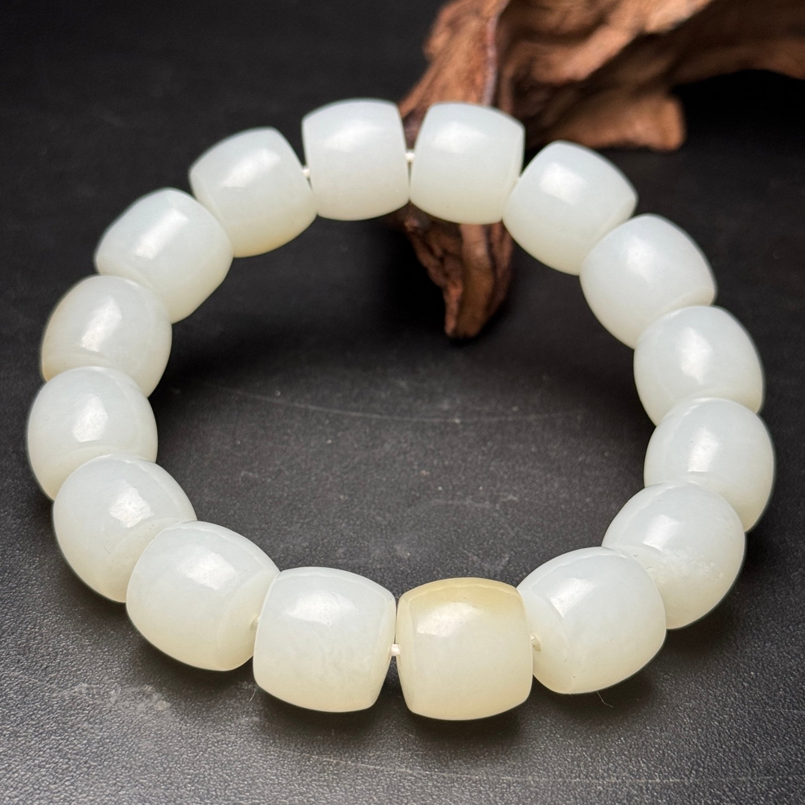 An Exquisite White Jade Bracelets - 6