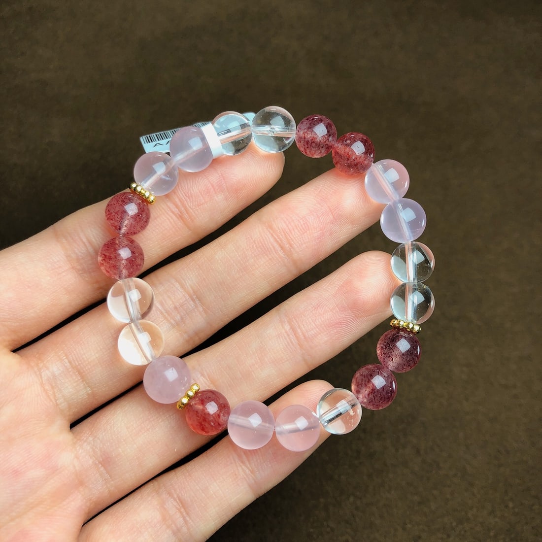 An Exquisite Crystal Bracelets: An Exquisite Crystal Bracelets,Size:8.3mm,Weight:16.3g 水晶手串