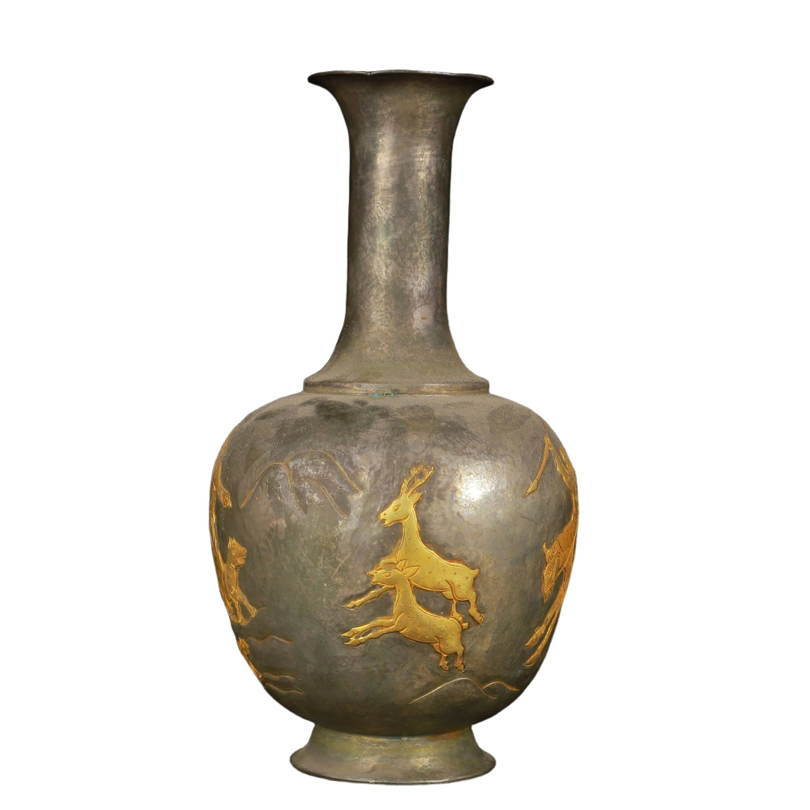 An Exquisite Gilt Silver Figure Pattern Vase - 7