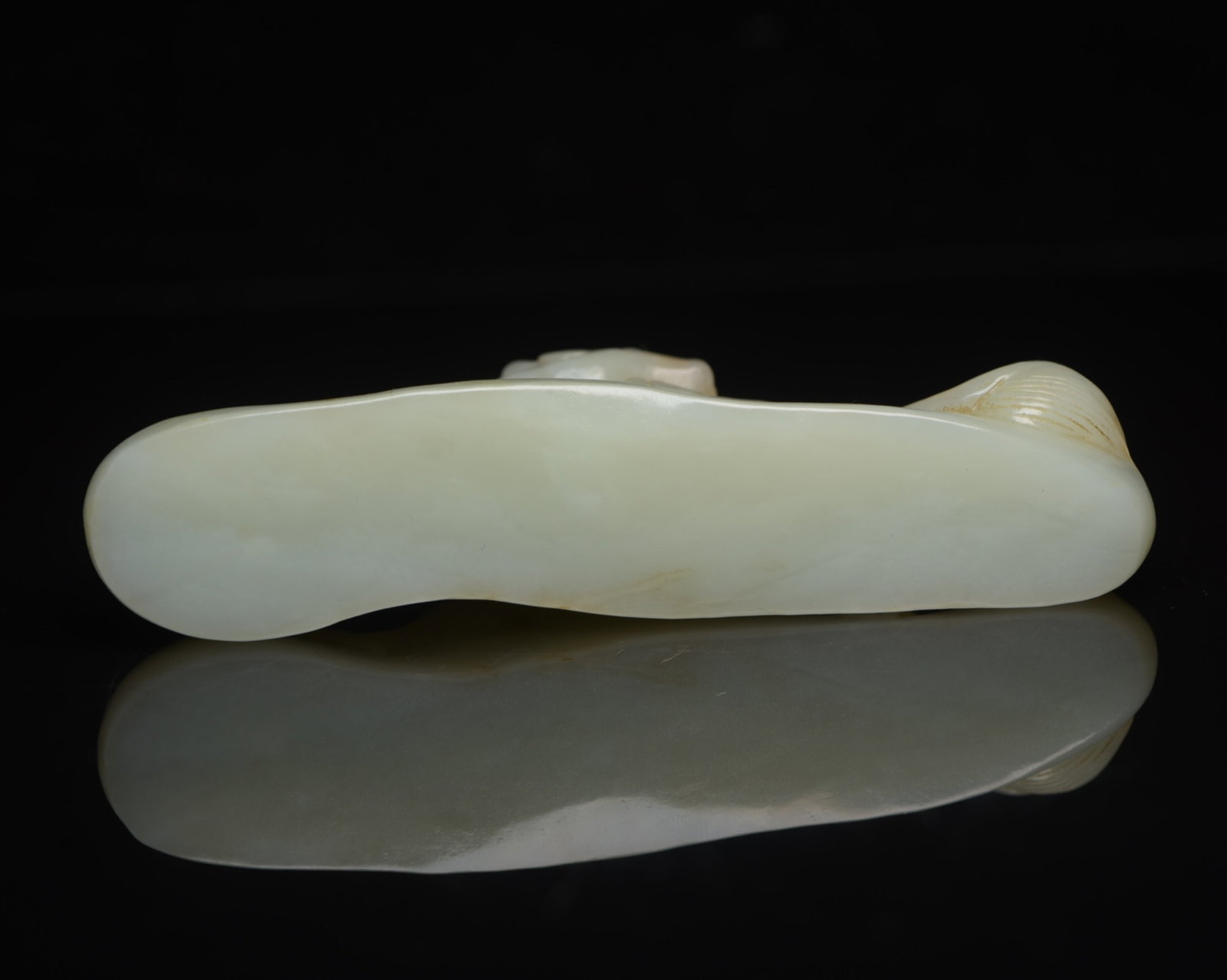 An Exquisite White Jade Dragon Pattern Brush Holder - 6