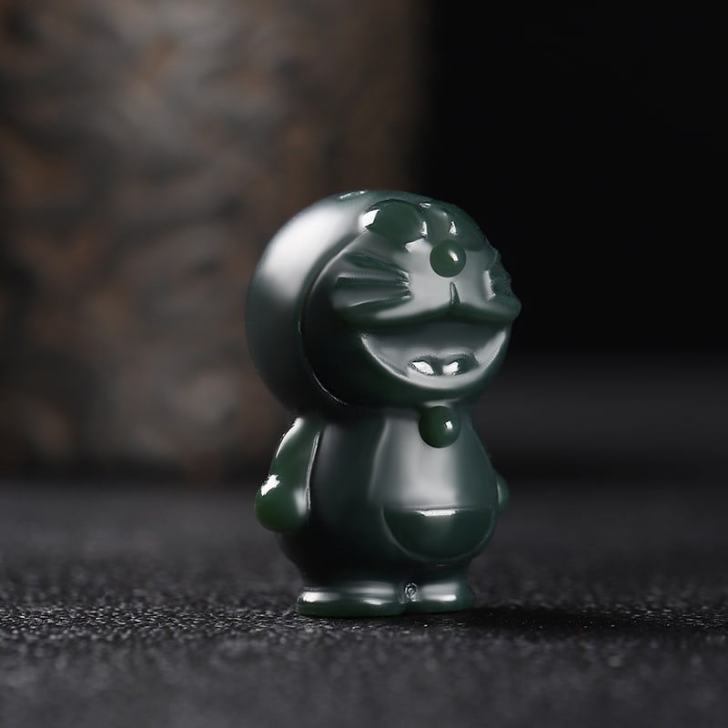 An Exquisite Cyan jade Figure Pendant: An Exquisite Cyan jade Figure Pendant,Size:1.2inx0.8inx0.8in 青玉人物挂件