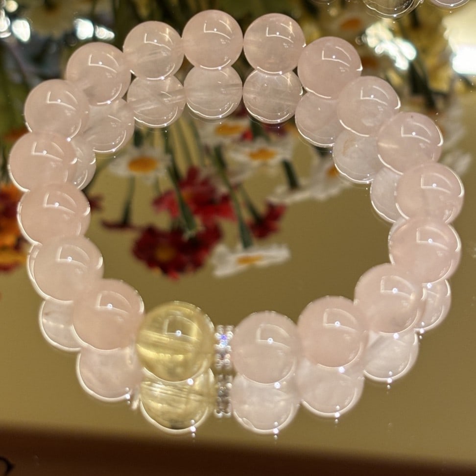 An Exquisite Crystal Bracelet: An Exquisite Crystal Bracelet,Size:10.5mm 水晶手串
