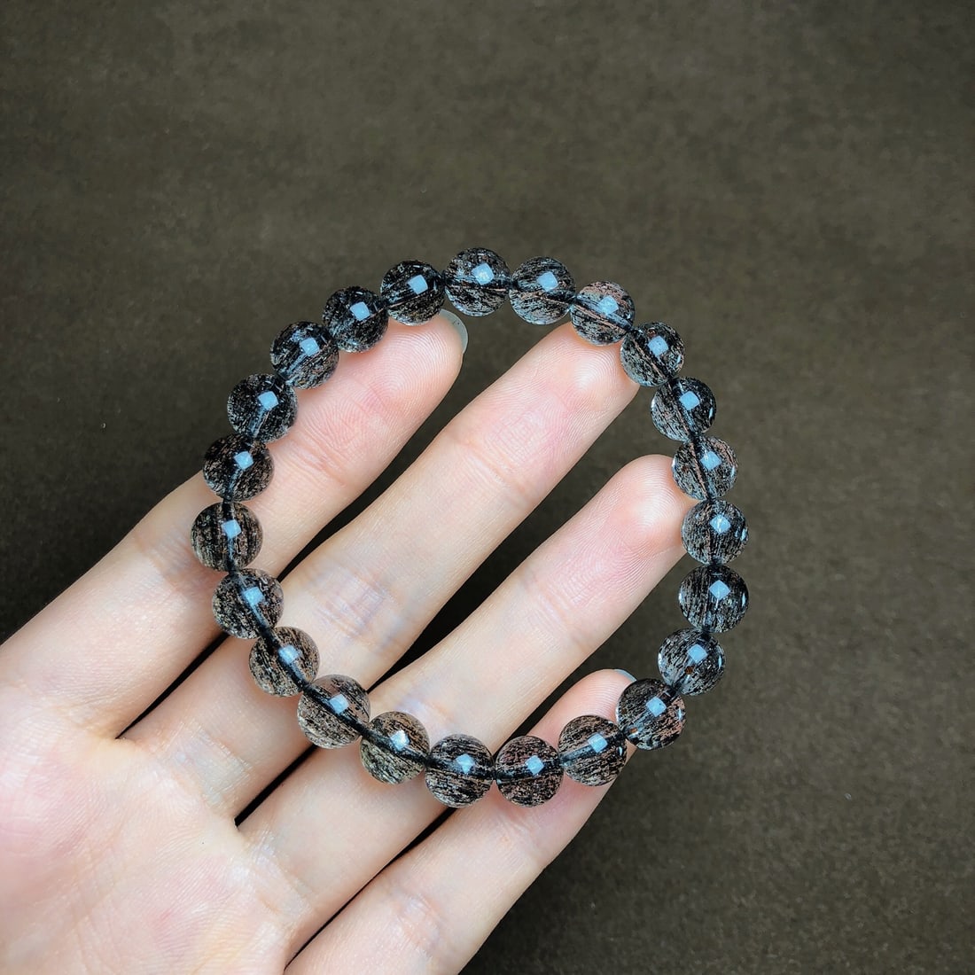 An Exquisite Crystal Bracelets: An Exquisite Crystal Bracelets,Size:8.3mm,Weight:17.2g 水晶手串