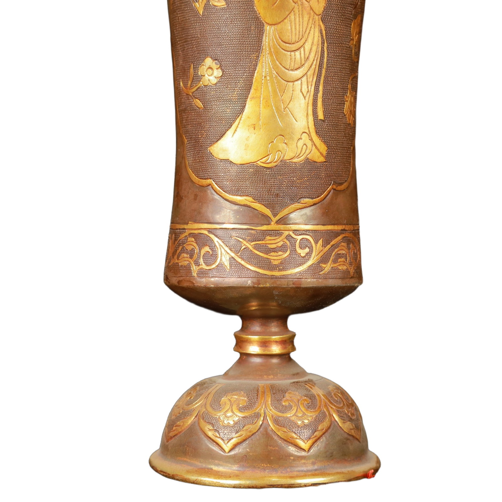 An Exquisite Gilt Silver Figure Pattern Cup - 3