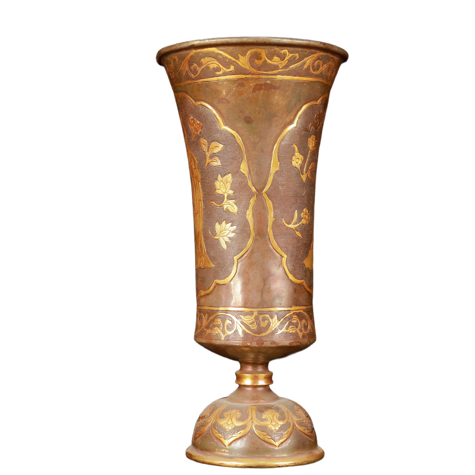 An Exquisite Gilt Silver Figure Pattern Cup - 4
