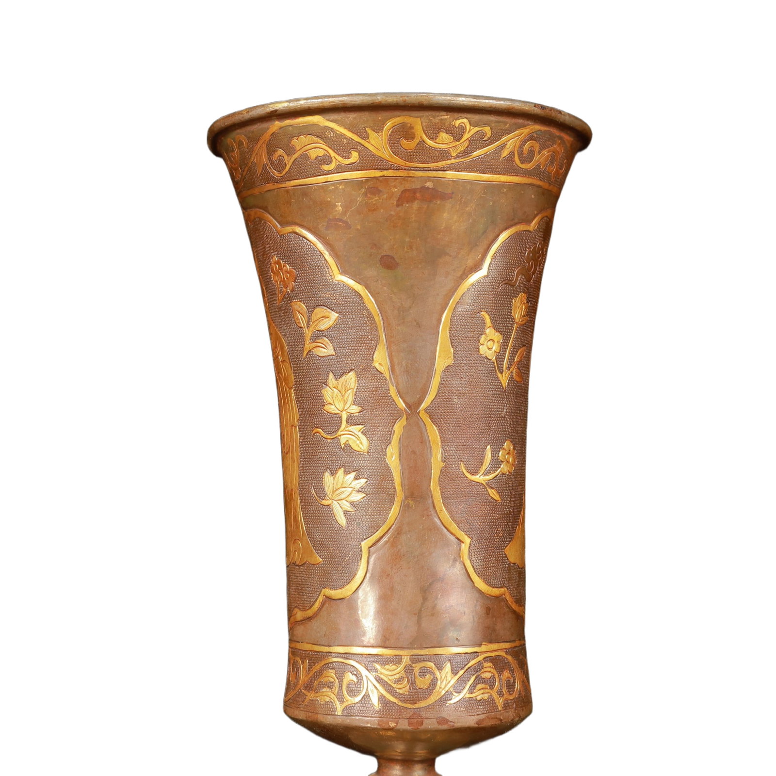 An Exquisite Gilt Silver Figure Pattern Cup - 5