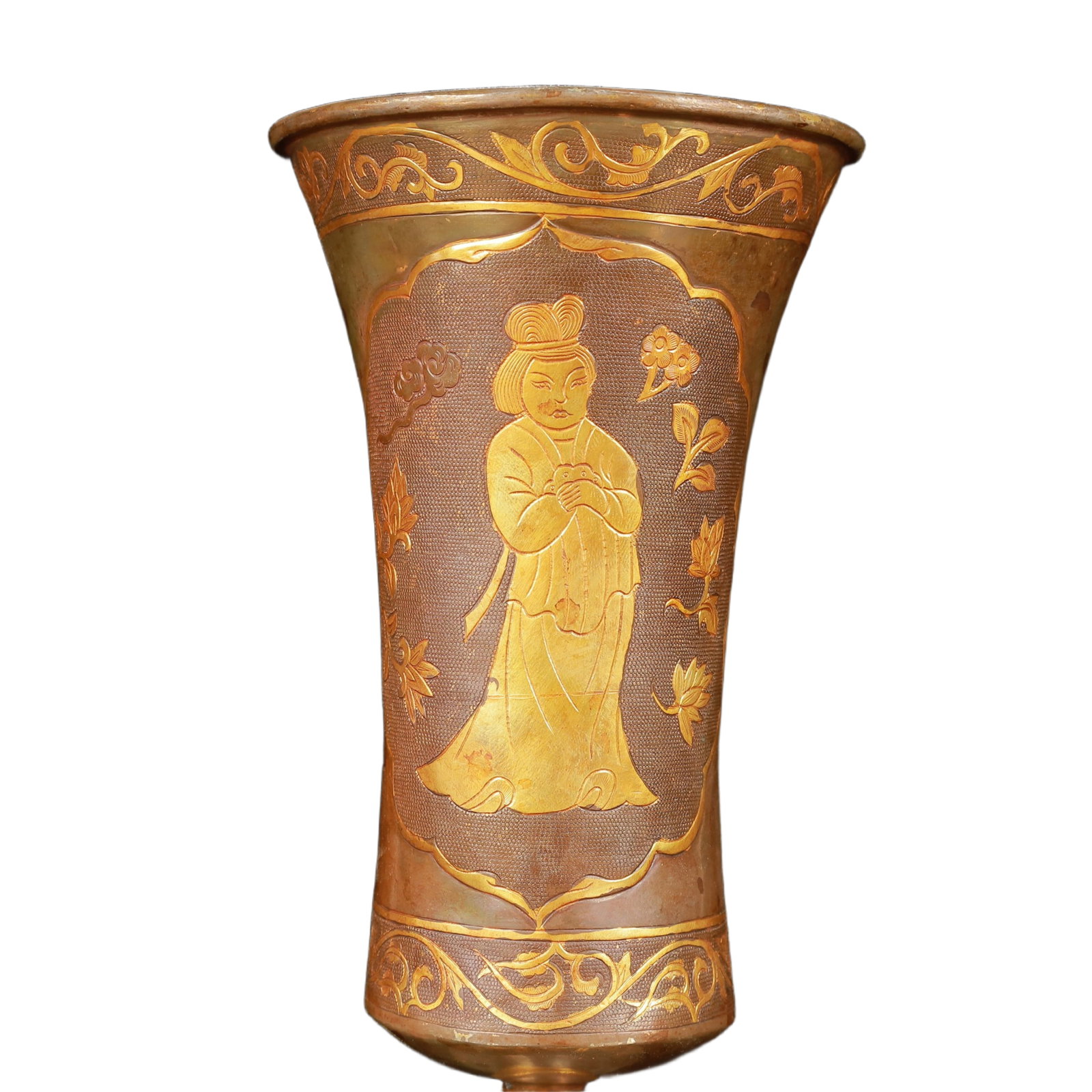 An Exquisite Gilt Silver Figure Pattern Cup - 7