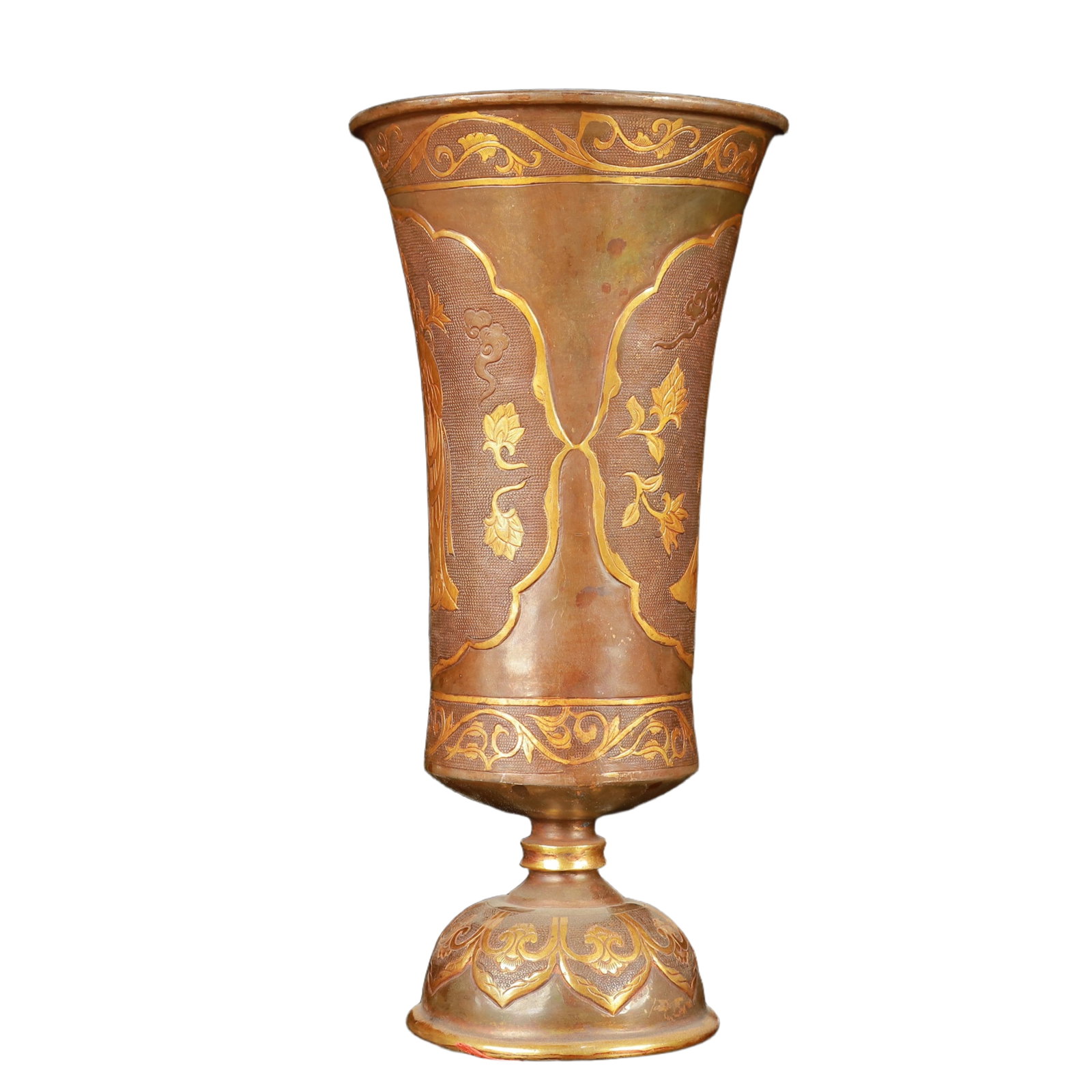 An Exquisite Gilt Silver Figure Pattern Cup - 8