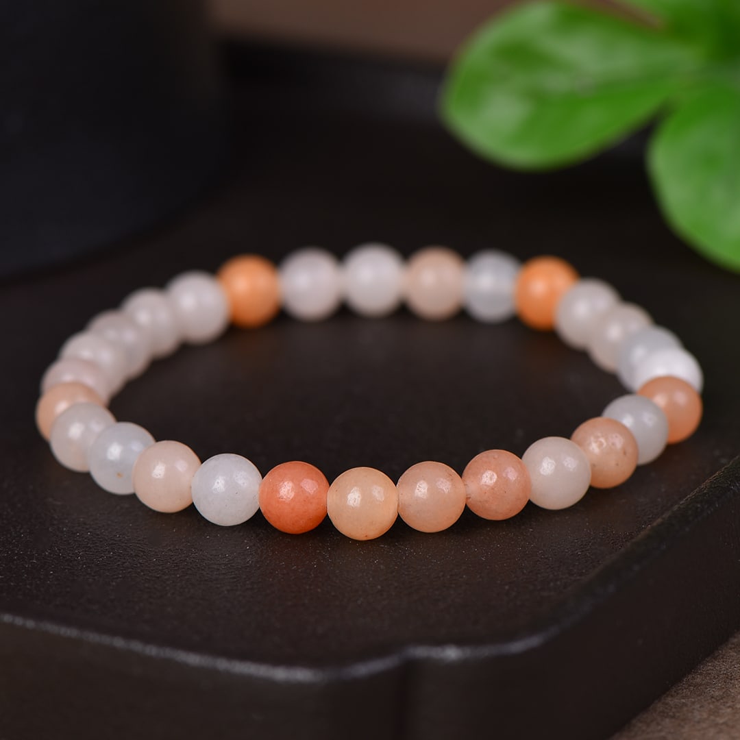An Exquisite Red Jade Bracelets - 2