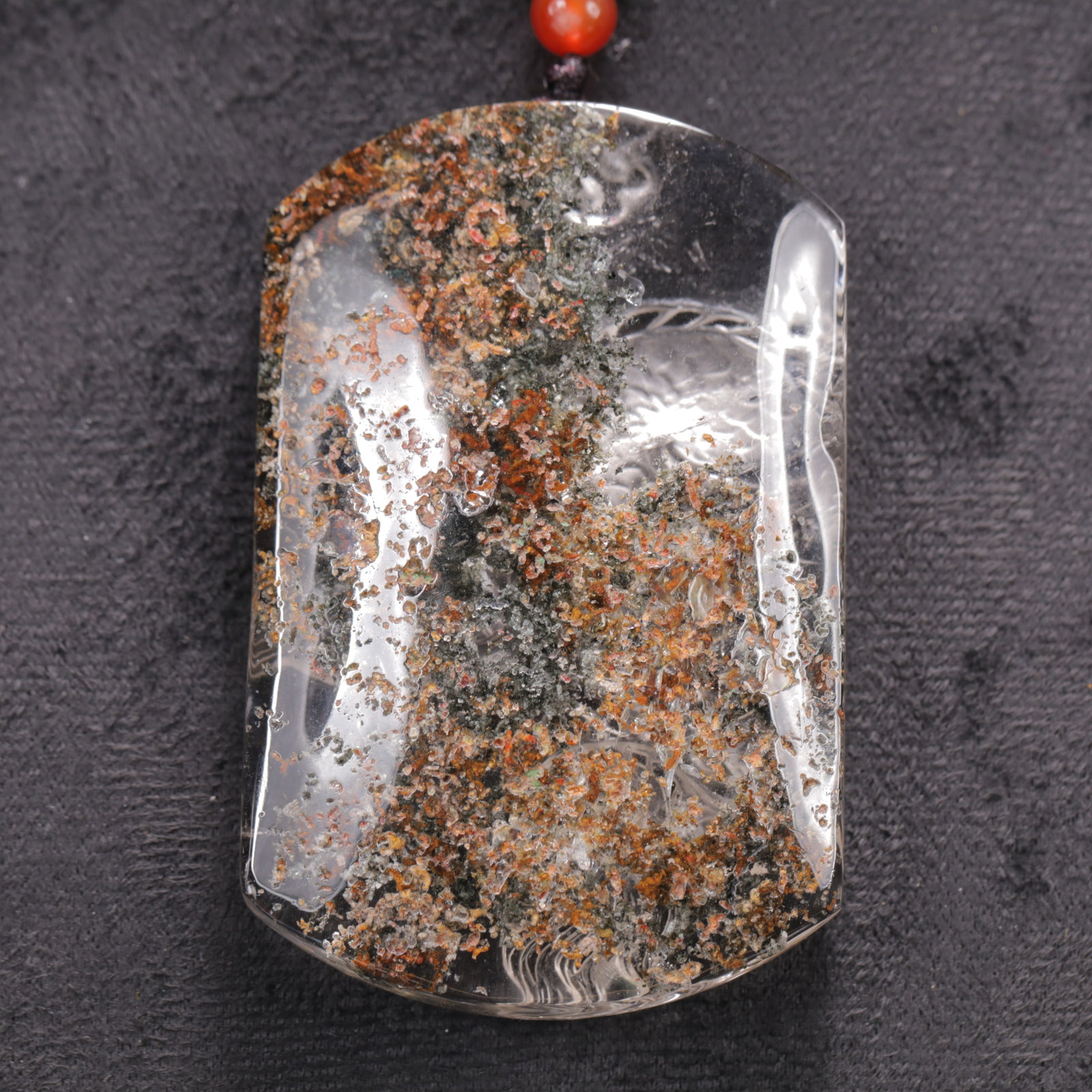 An Exquisite Crystal Dragon Pattern Pendant - 3