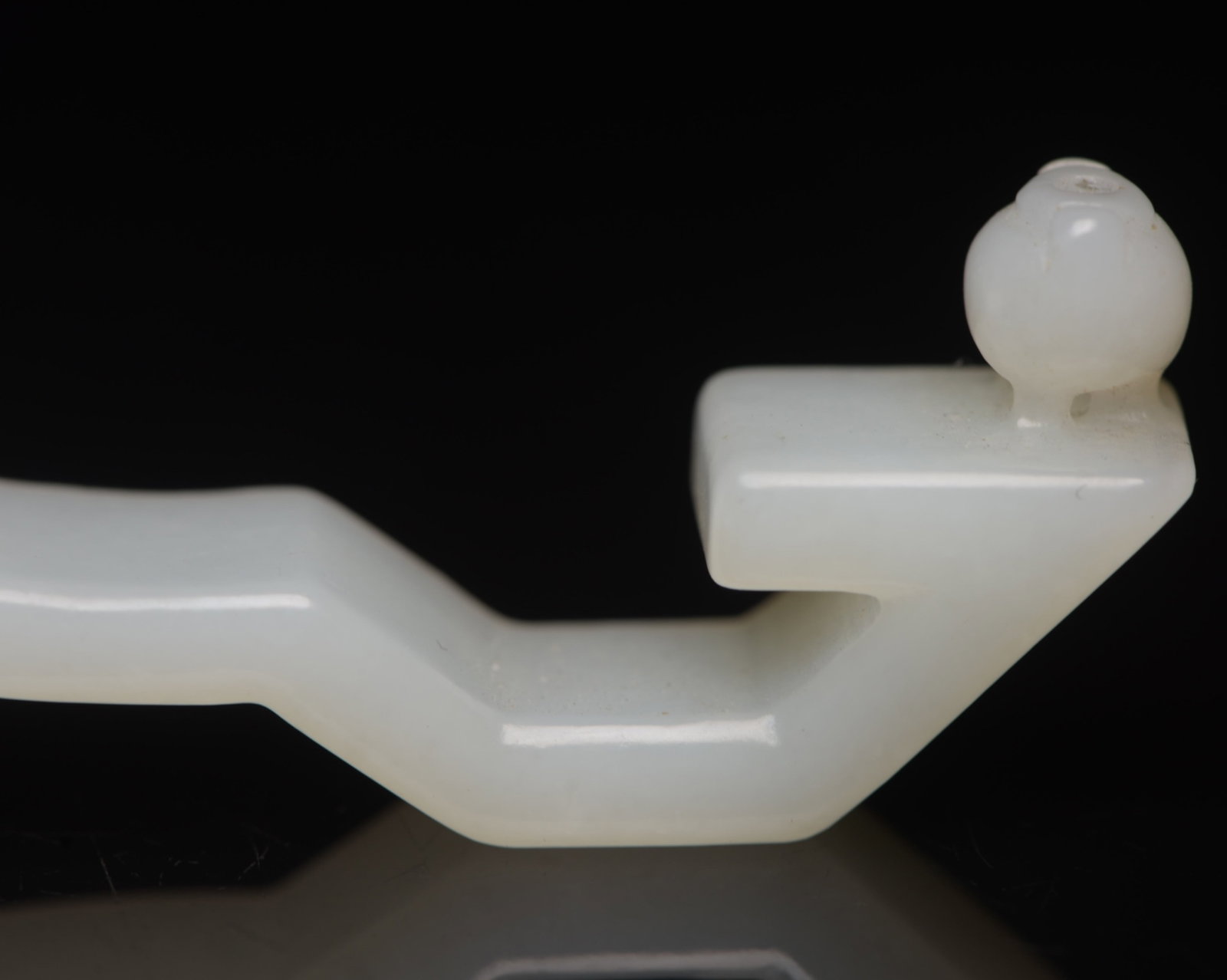 An Exquisite White Jade Figure Incense holder - 7