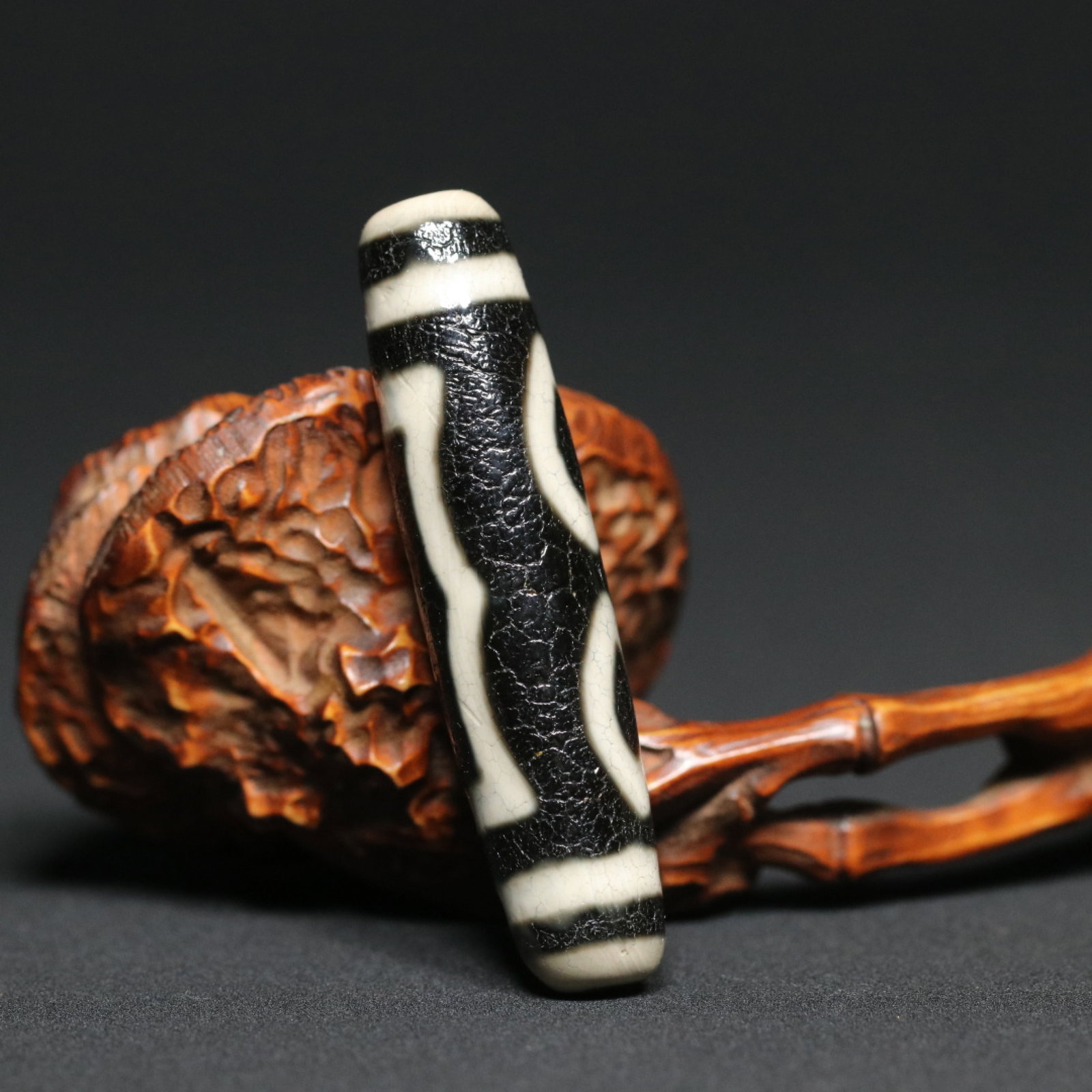 An Exquisite Dzi Bead Pendant - 4