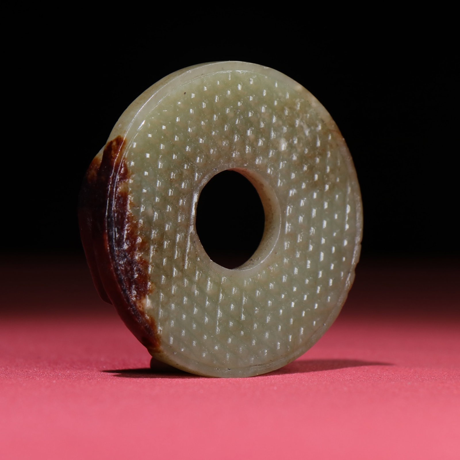White Jade Chi-Dragon Pattern Pendant - 8