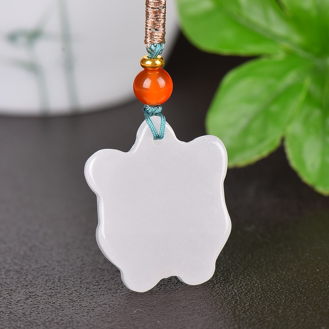 An Exquisite White Jade Tiger Pattern Pendant - 5