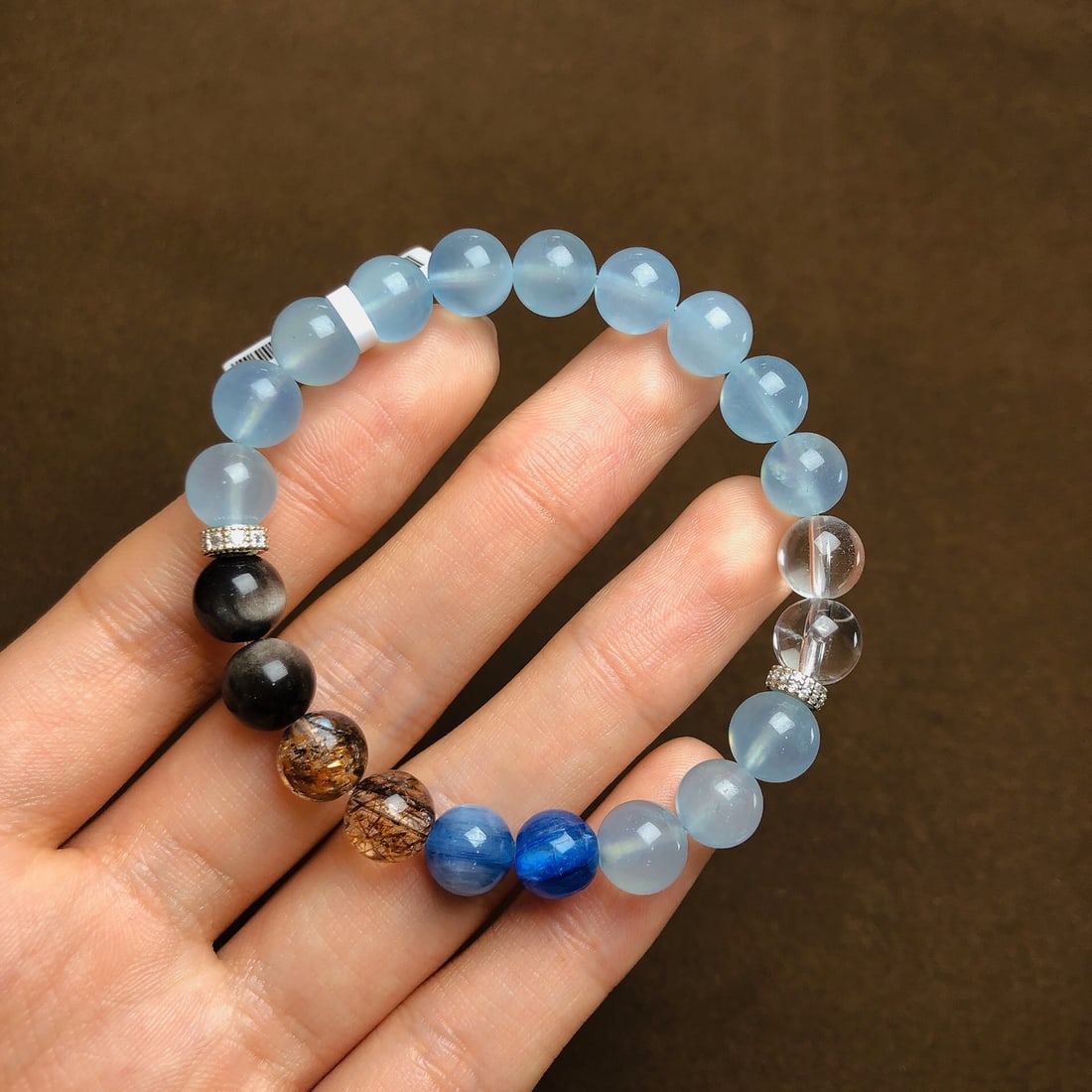 An Exquisite Crystal Bracelets: An Exquisite Crystal Bracelets,Size:8.2mm,Weight:16.5g 水晶手串