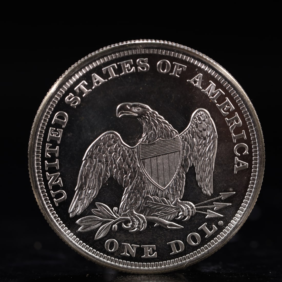 USA One Dollar 1844 Coin - 2