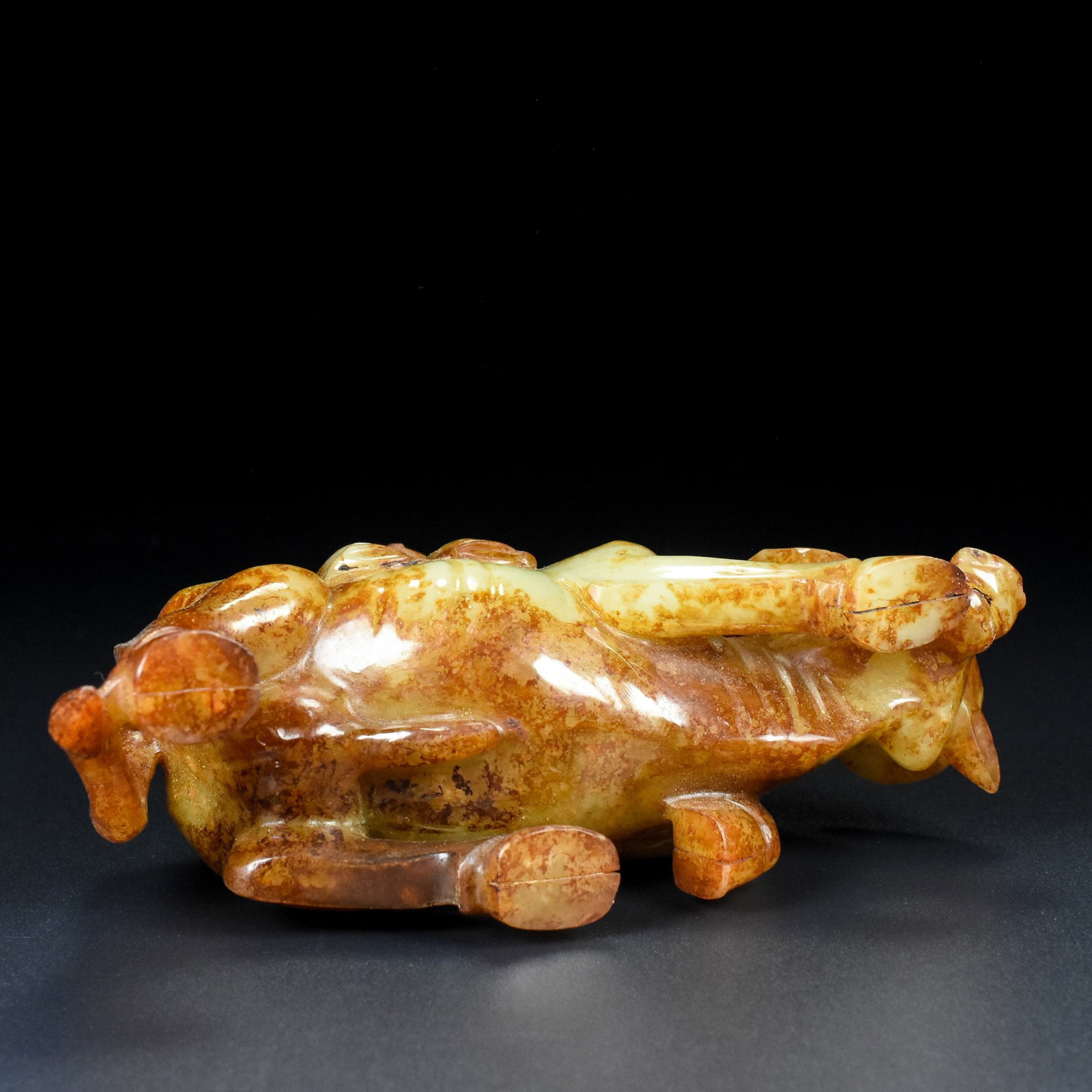 An Exquisite Ruby Red-Glazed Buddha Statue Vase - 9