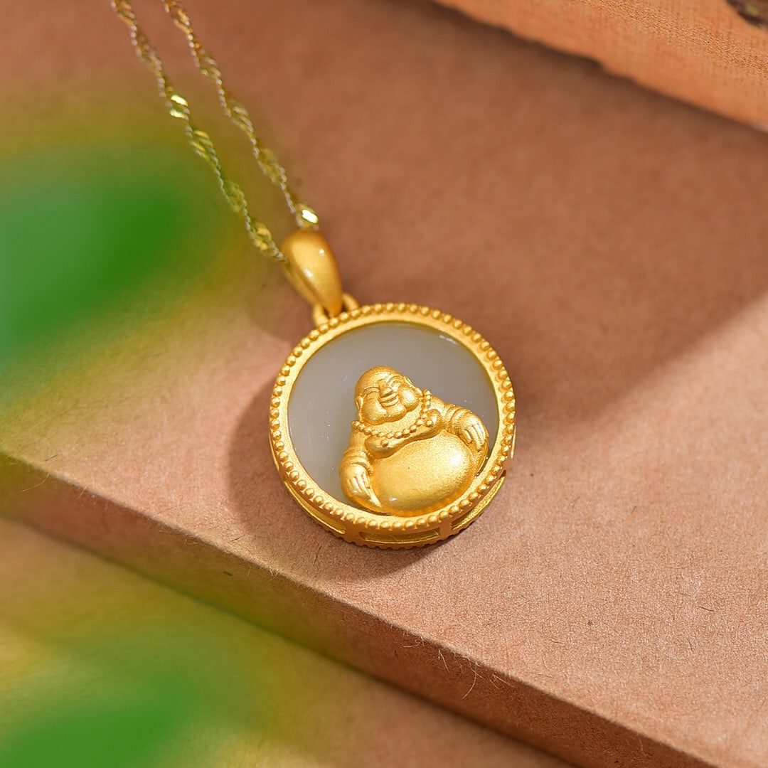An Exquisite White Jade Sheep Pattern Pendant - 5