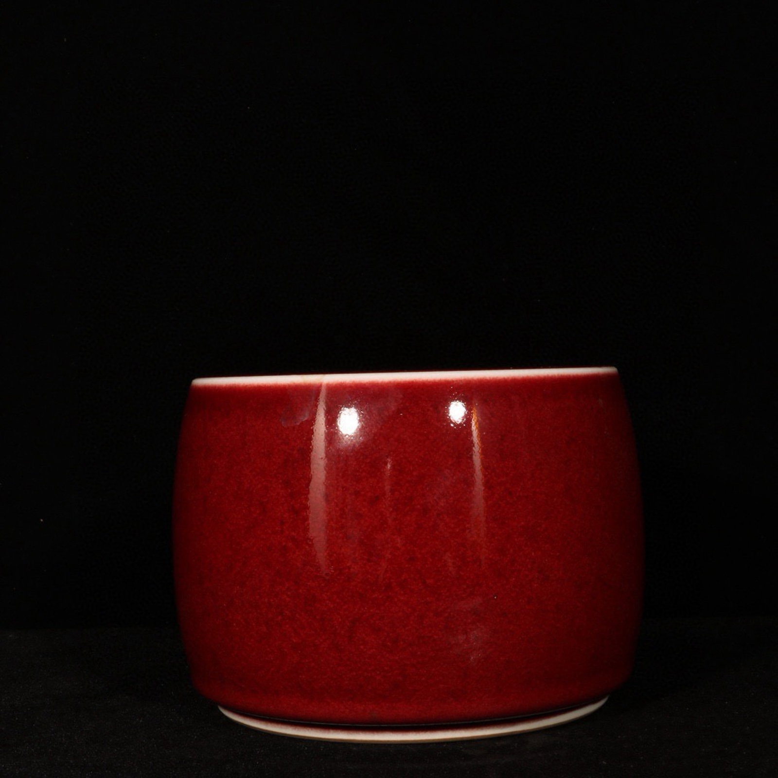 An Exquisite Red Glazed Jar - 3