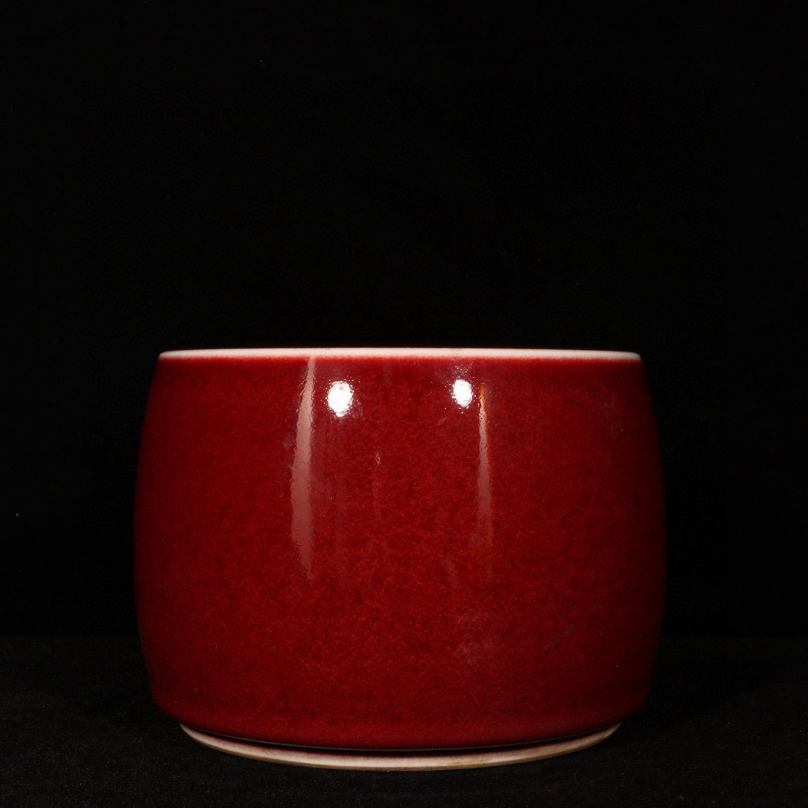 An Exquisite Red Glazed Jar - 5