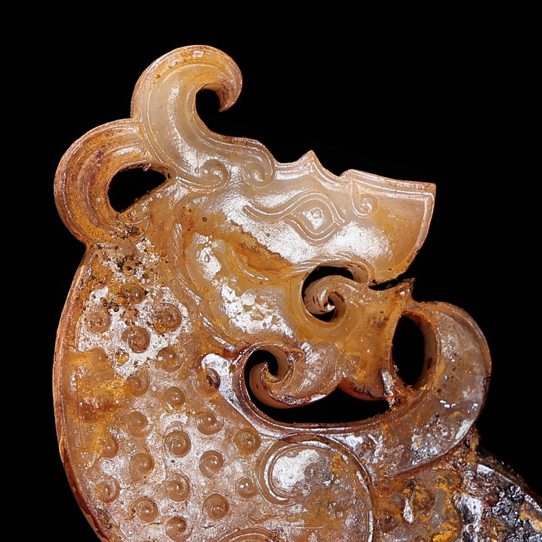 An Exquisite White Jade Dragon Pattern Pendant - 5