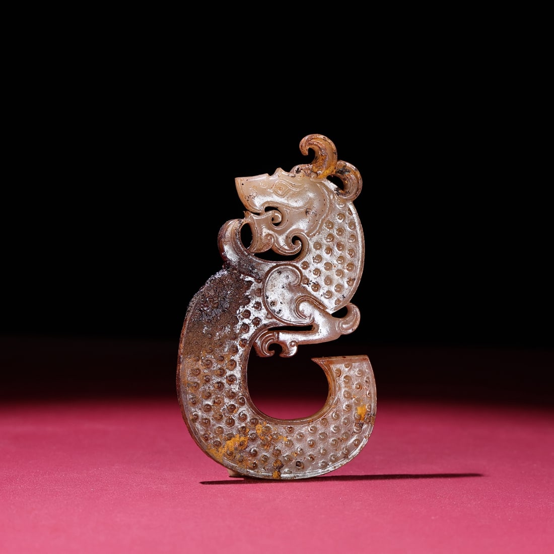 An Exquisite White Jade Dragon Pattern Pendant - 6