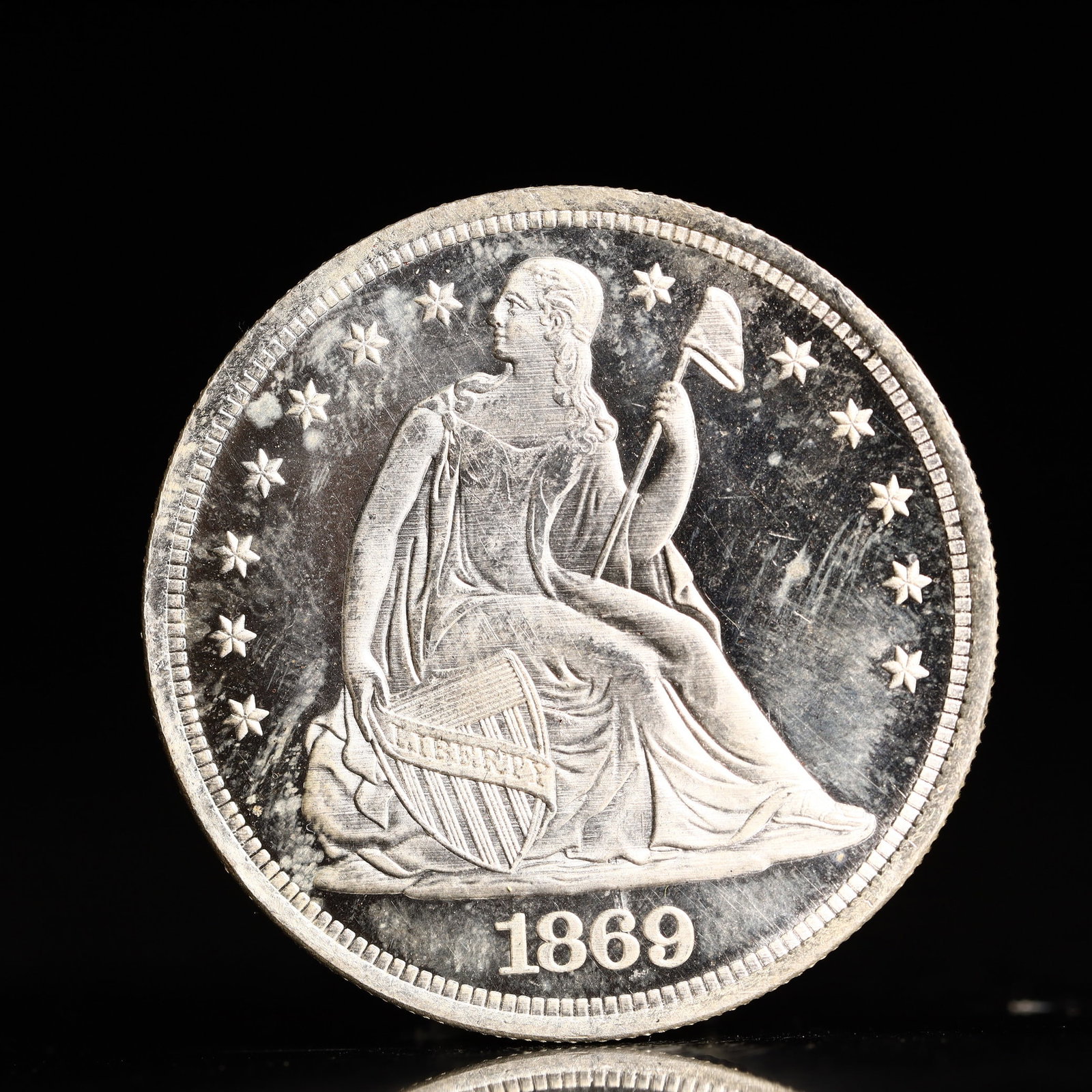 USA One Dollar 1869 Coin (1 of 2)