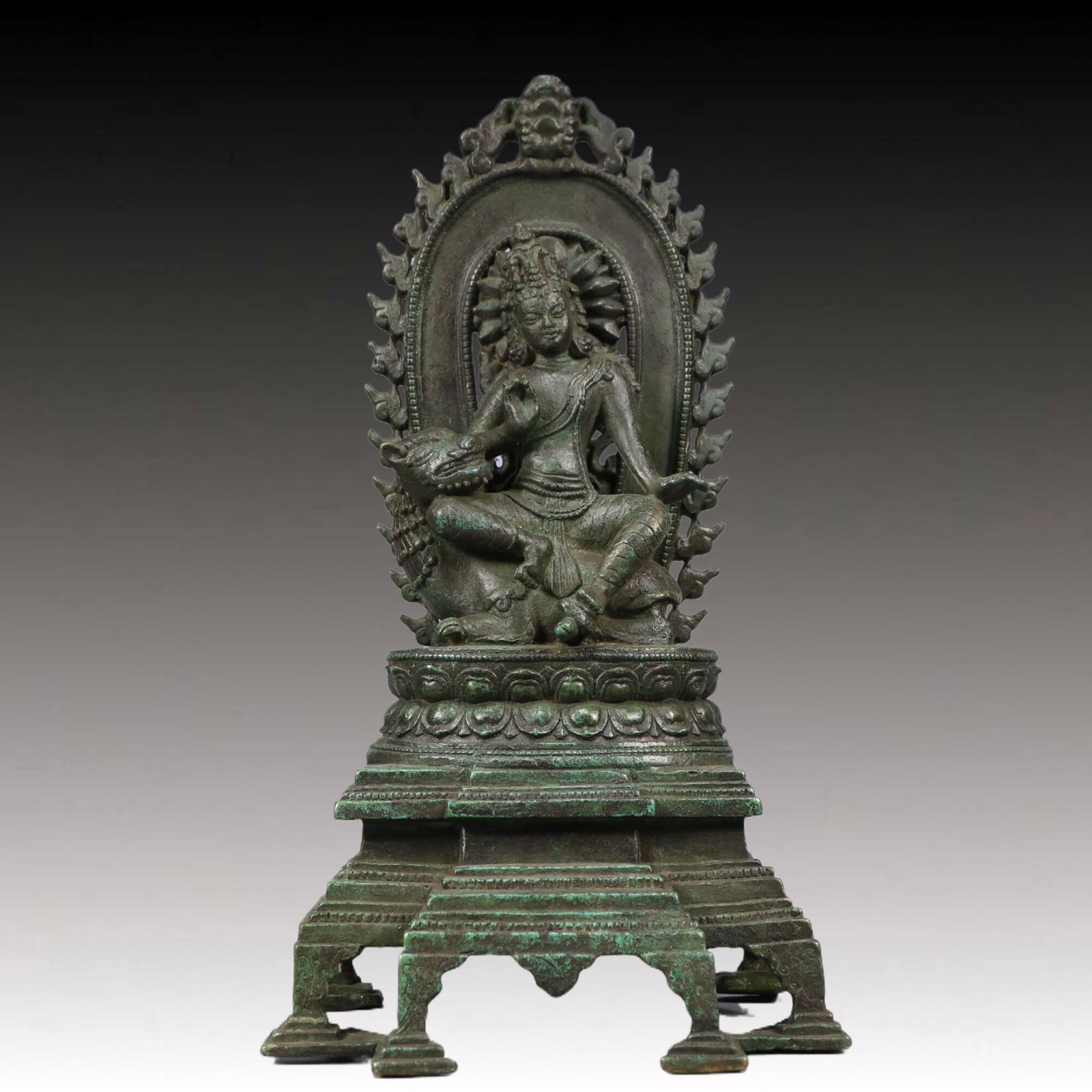 A Solemn Bronze Statue of Samantabhadraa (1 of 9)