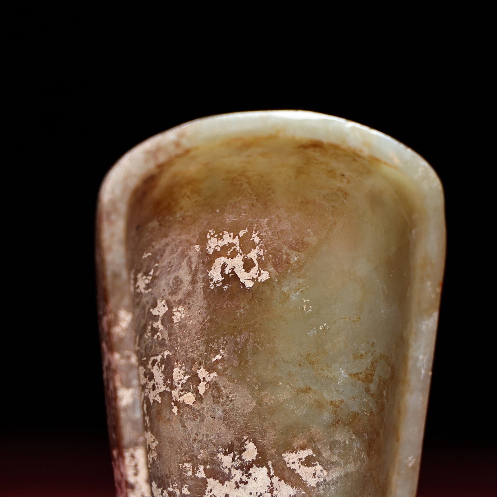 White Jade Dragon Pattern Crown Ornament - 6