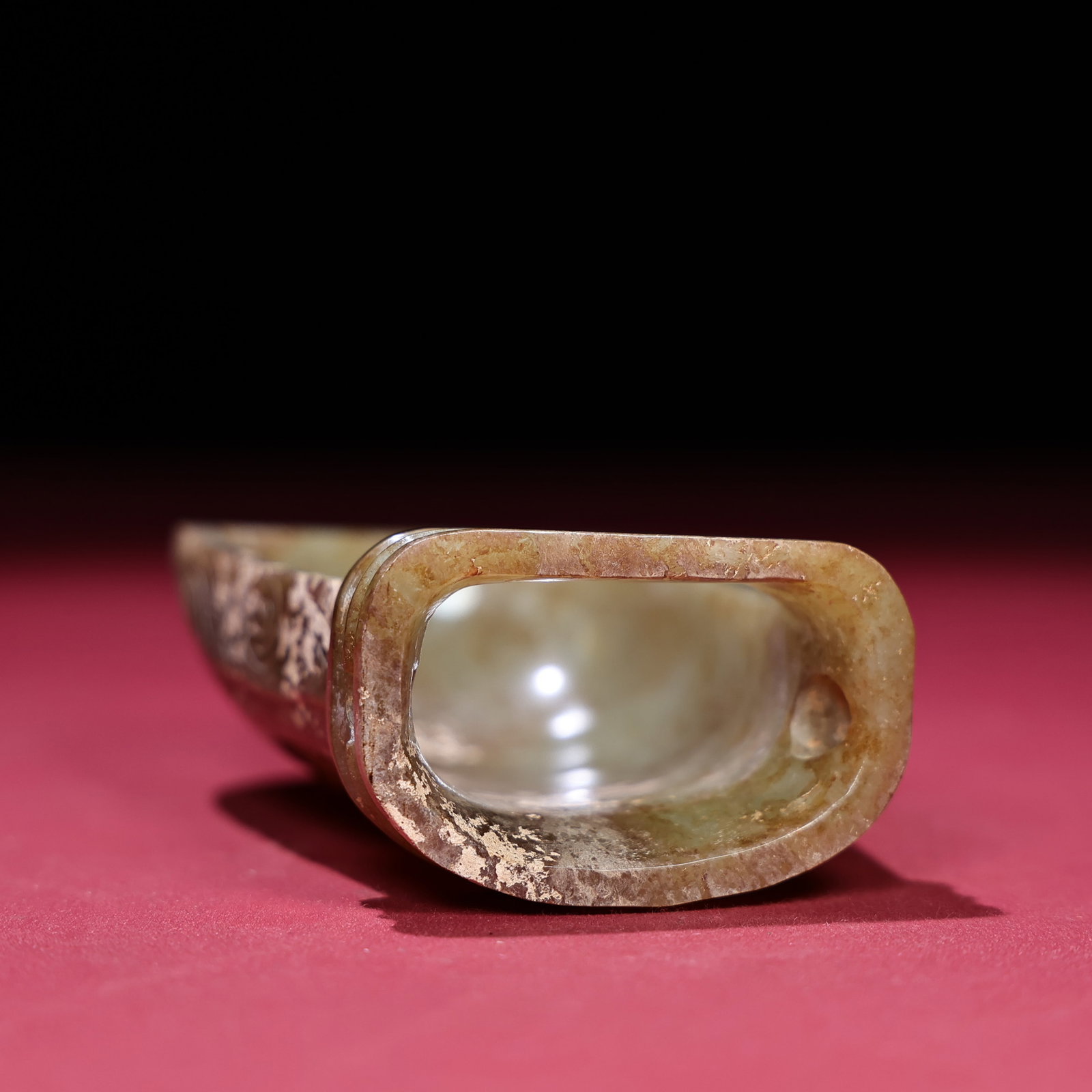 White Jade Dragon Pattern Crown Ornament - 7