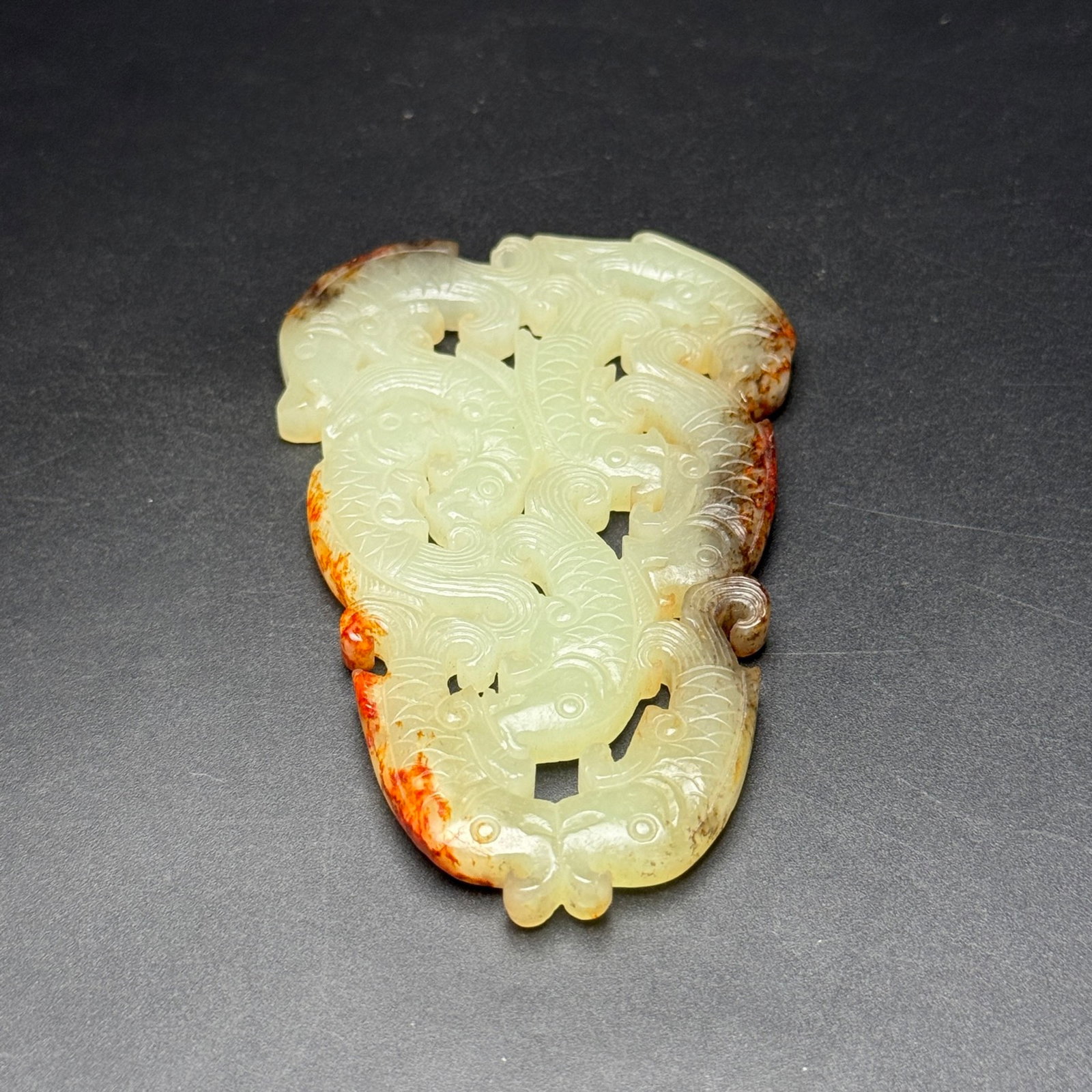 An Exquisite White Jade Fish Pattern Pendant - 5